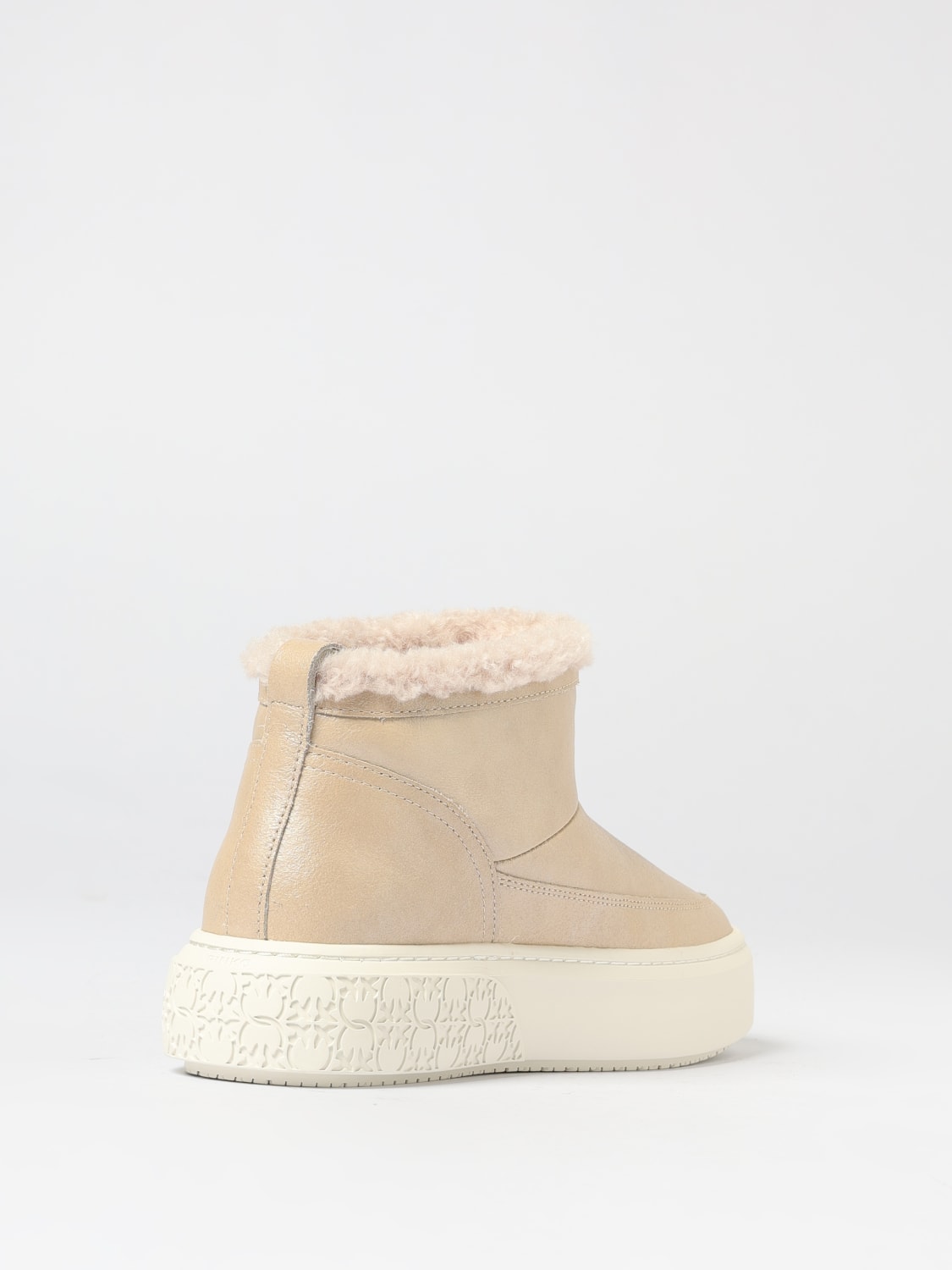 PINKO STIVALI: Stivaletto Pinko in pelle laminata , Pesca - Img 3