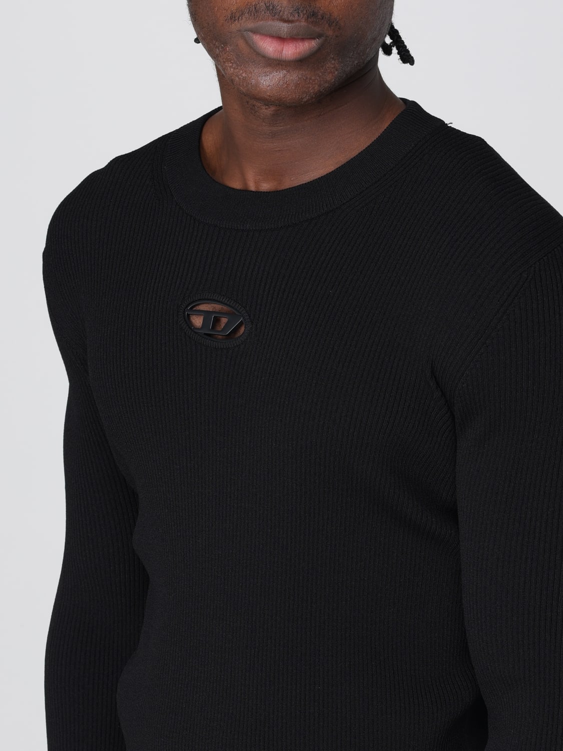 DIESEL SWEATER: Sweater men Diesel, Black - Img 4