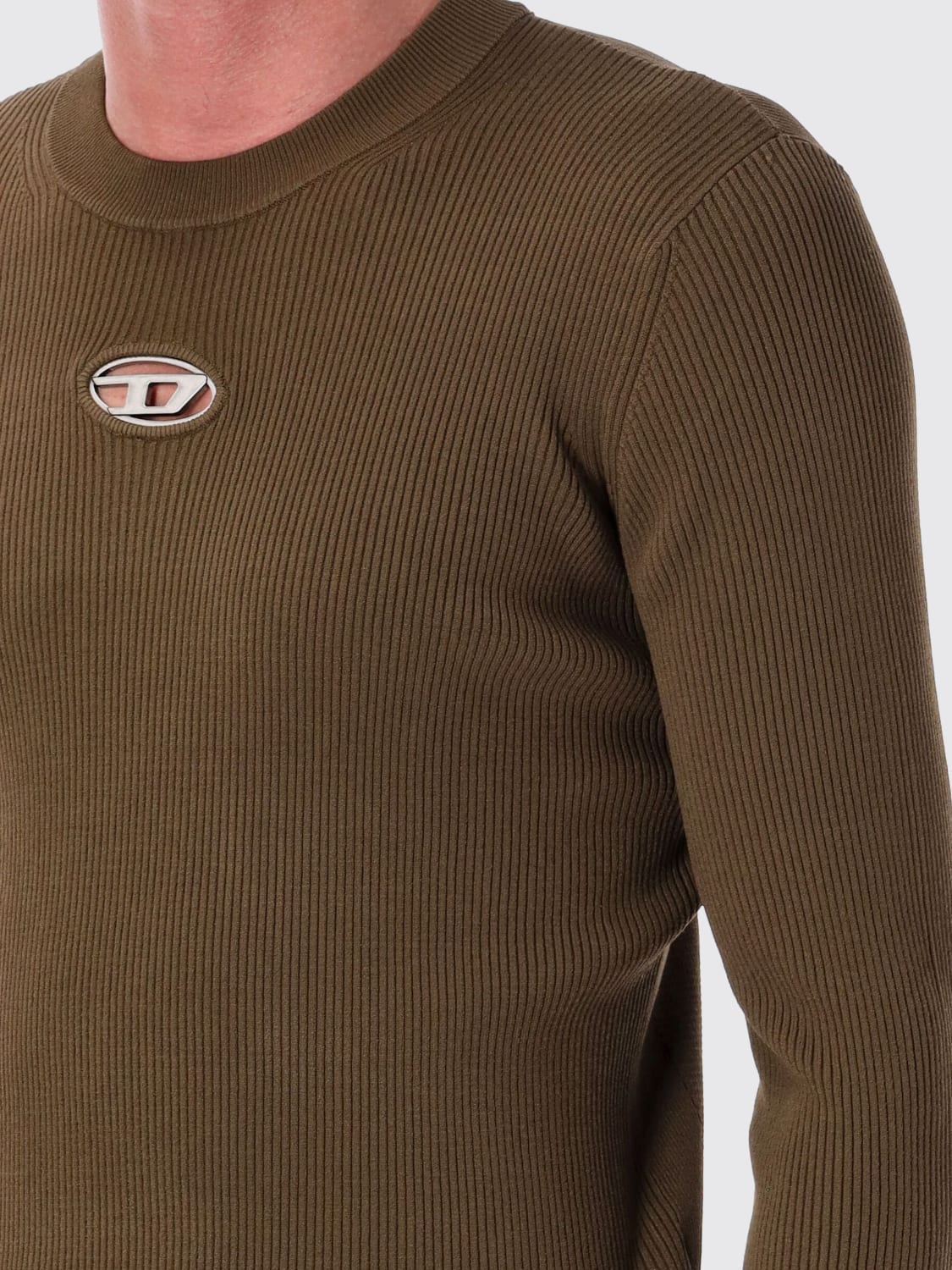 DIESEL SWEATER: Sweater men Diesel, Military - Img 3