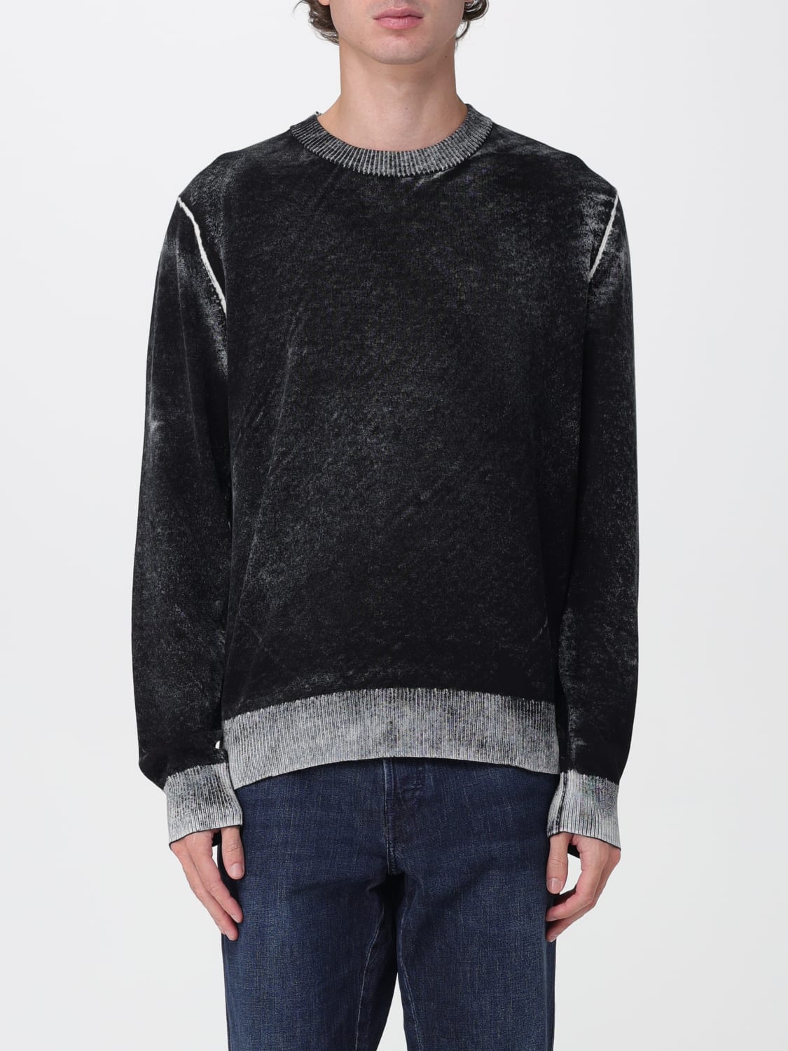 DIESEL PULLOVER: Pullover herren Diesel, Schwarz - Img 1