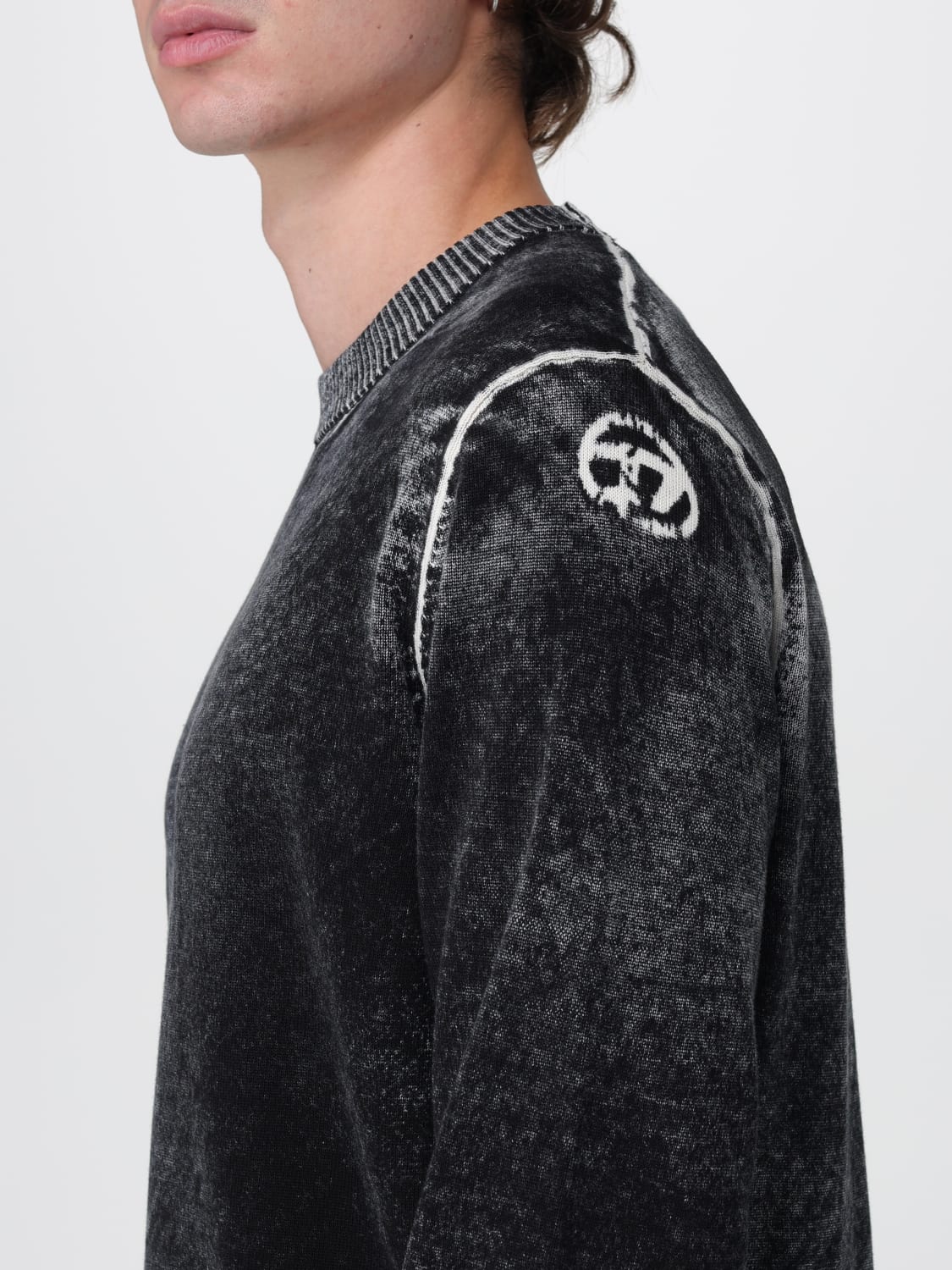 DIESEL PULLOVER: Pullover herren Diesel, Schwarz - Img 3