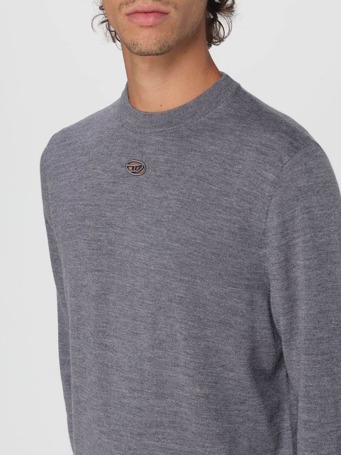 DIESEL PULLOVER: Pullover herren Diesel, Grau - Img 3