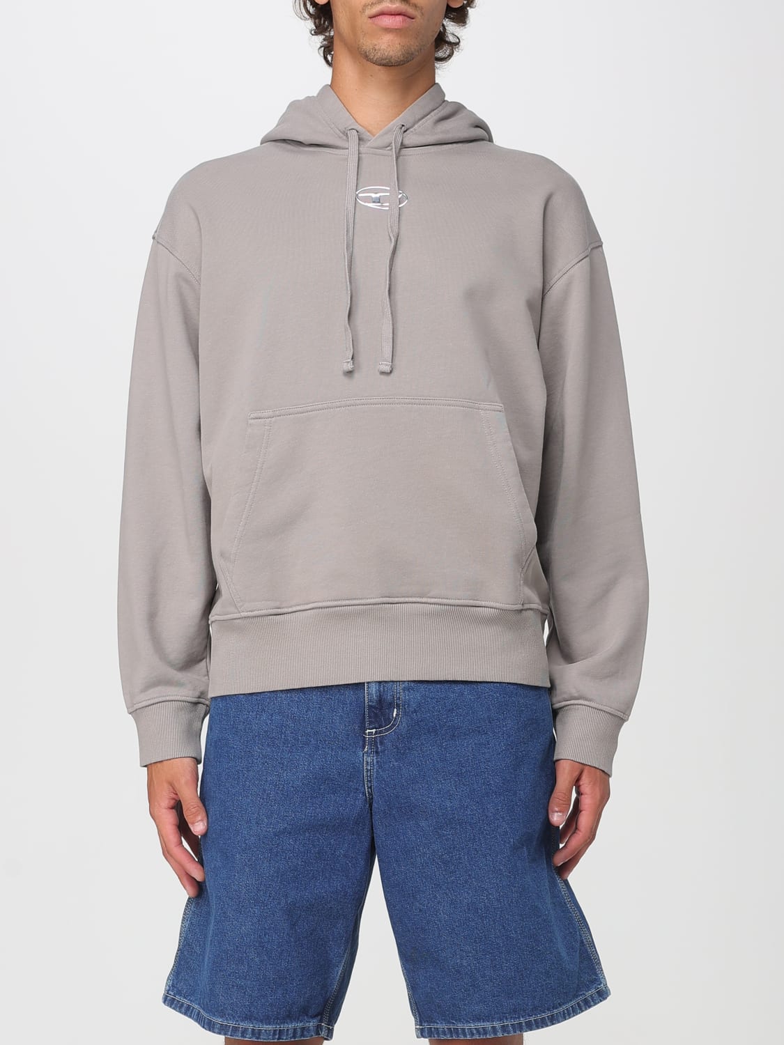DIESEL SWEATSHIRT: Sweatshirt men Diesel, Grey - Img 1
