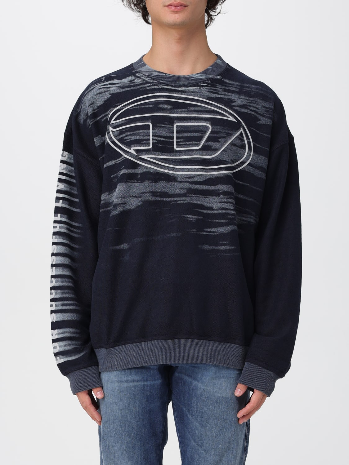 DIESEL SWEATSHIRT: Sweatshirt men Diesel, Black - Img 1
