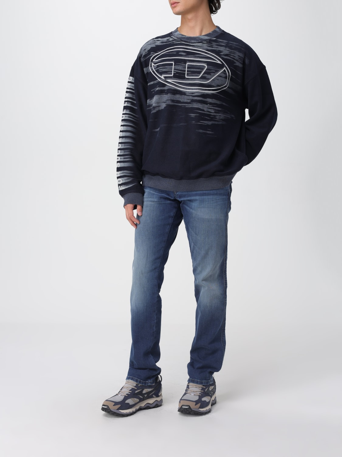 DIESEL SWEATSHIRT: Sweatshirt men Diesel, Black - Img 2