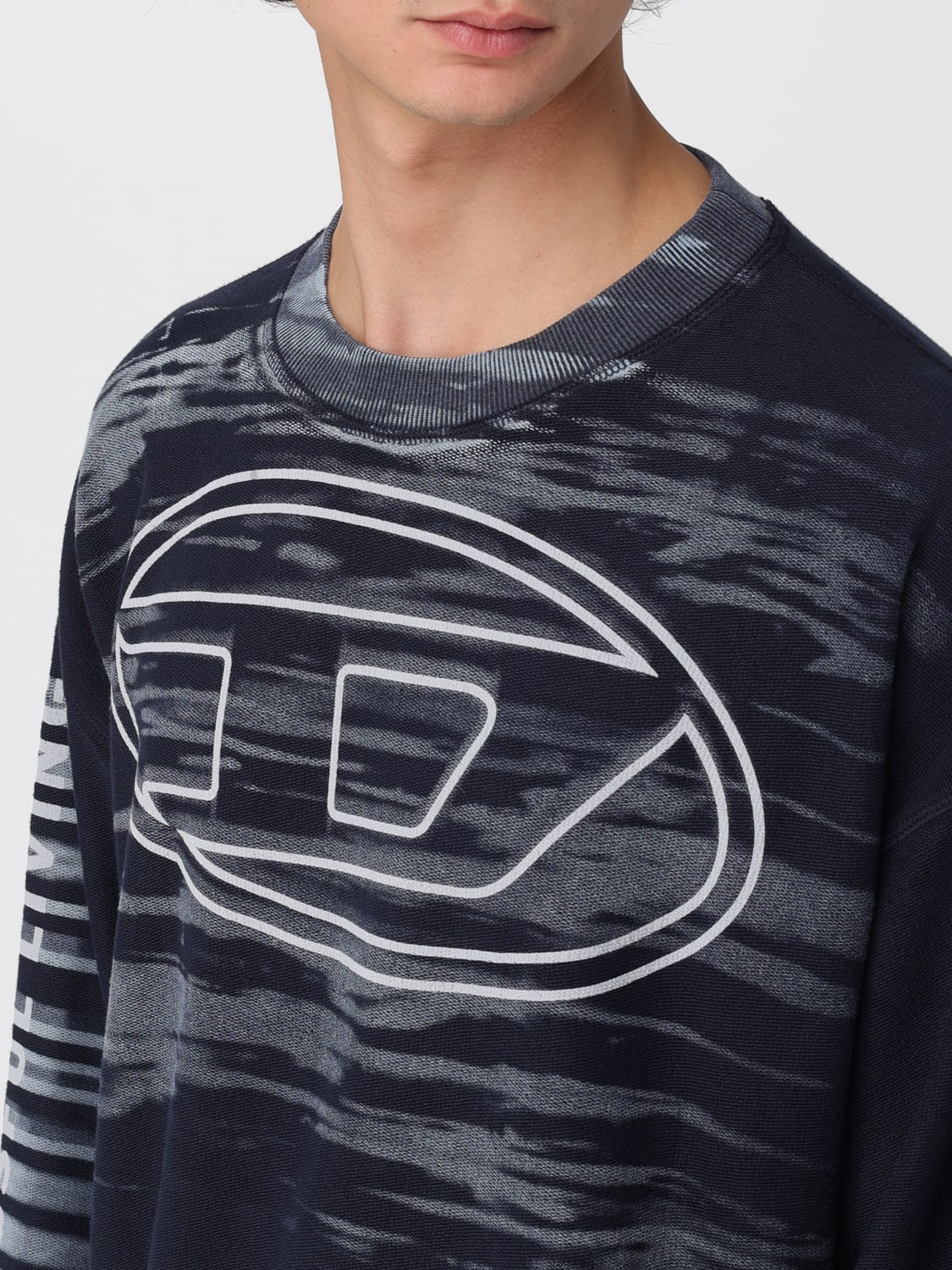 DIESEL SWEATSHIRT: Sweatshirt men Diesel, Black - Img 4
