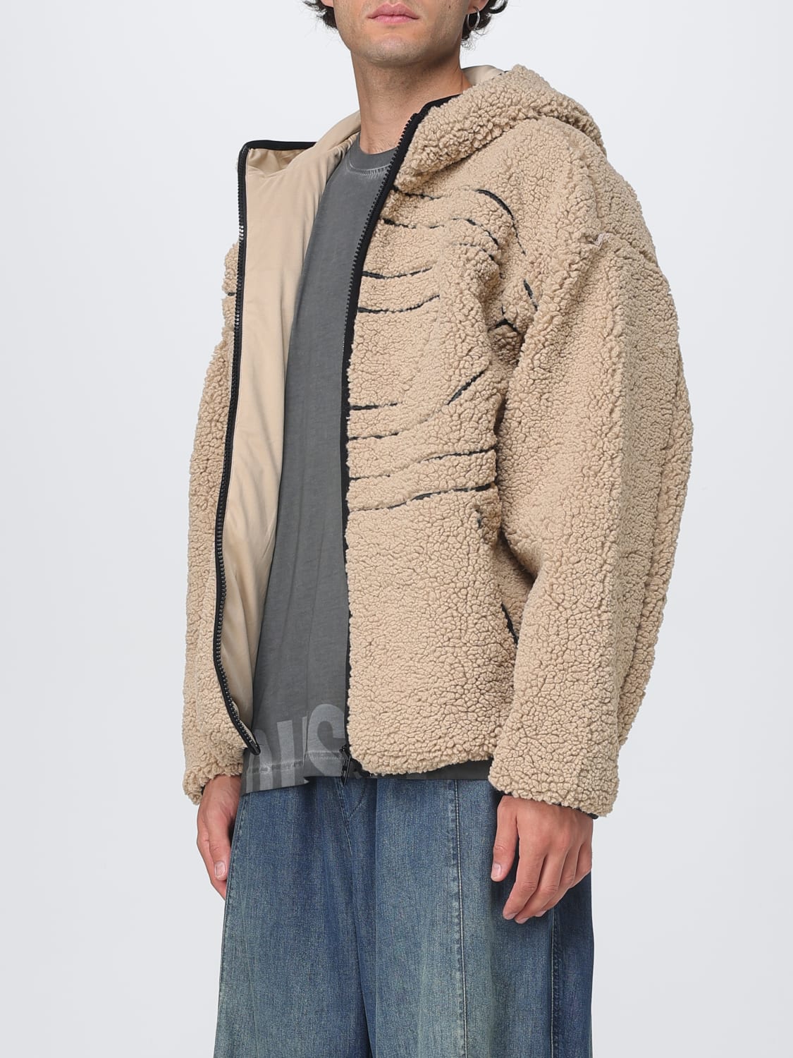 DIESEL SWEATSHIRT: Jacket men Diesel, Green - Img 4