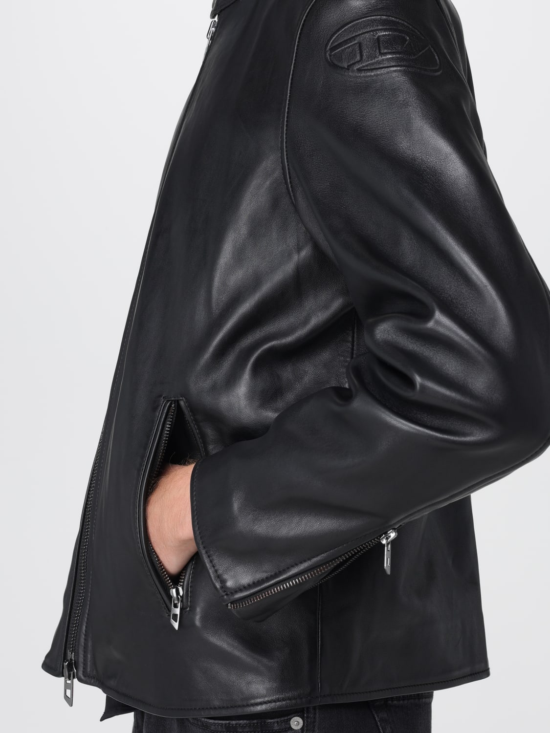 DIESEL JACKET: Jacket men Diesel, Black - Img 5