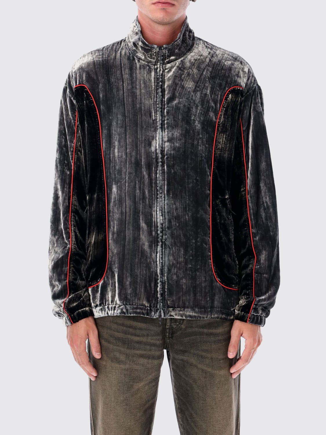 DIESEL JACKET: Jacket men Diesel, Silver - Img 1