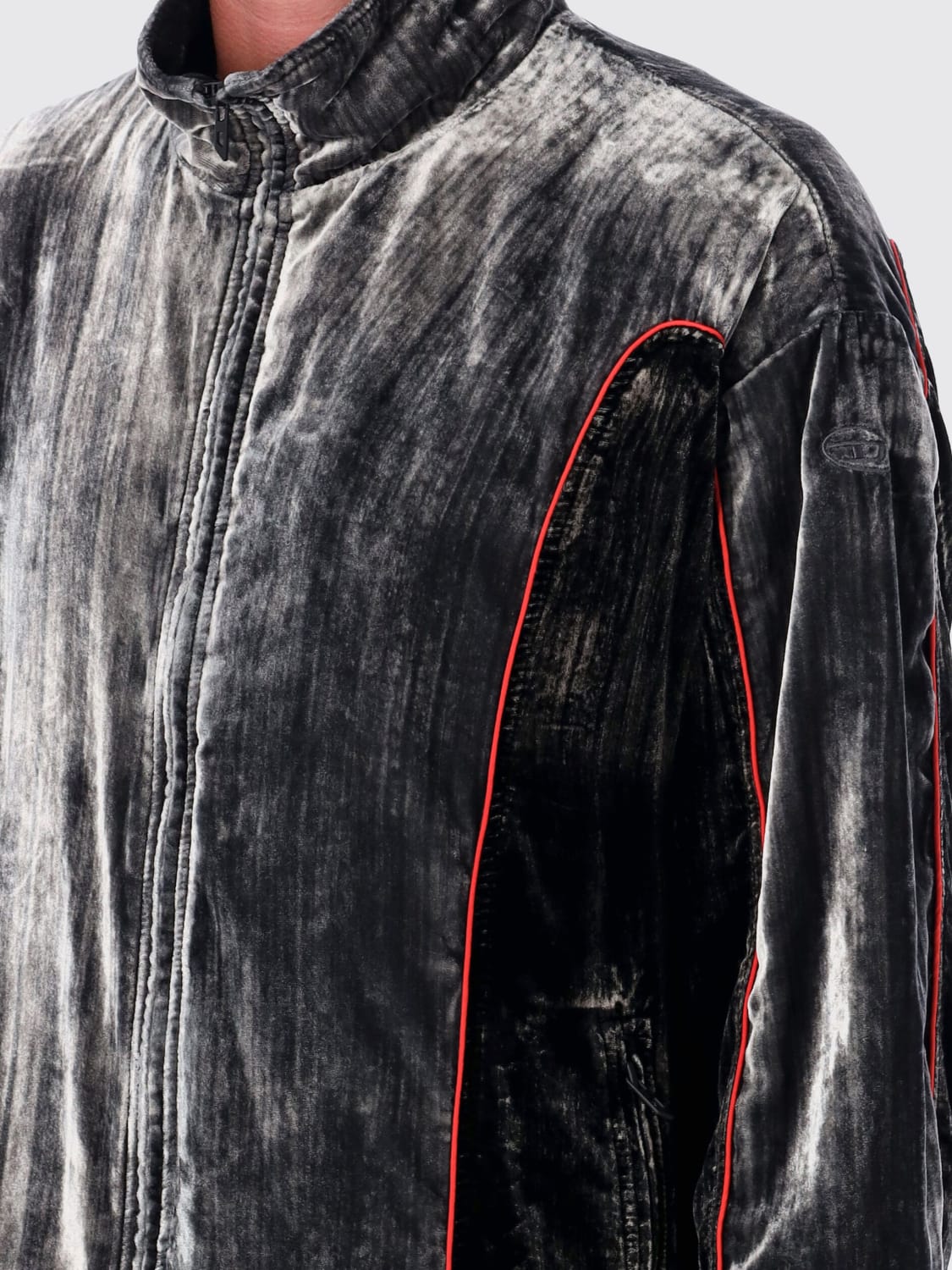 DIESEL JACKET: Jacket men Diesel, Silver - Img 3