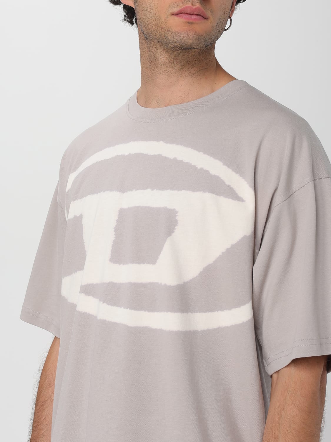 DIESEL T-SHIRT: T-shirt men Diesel, Grey - Img 3