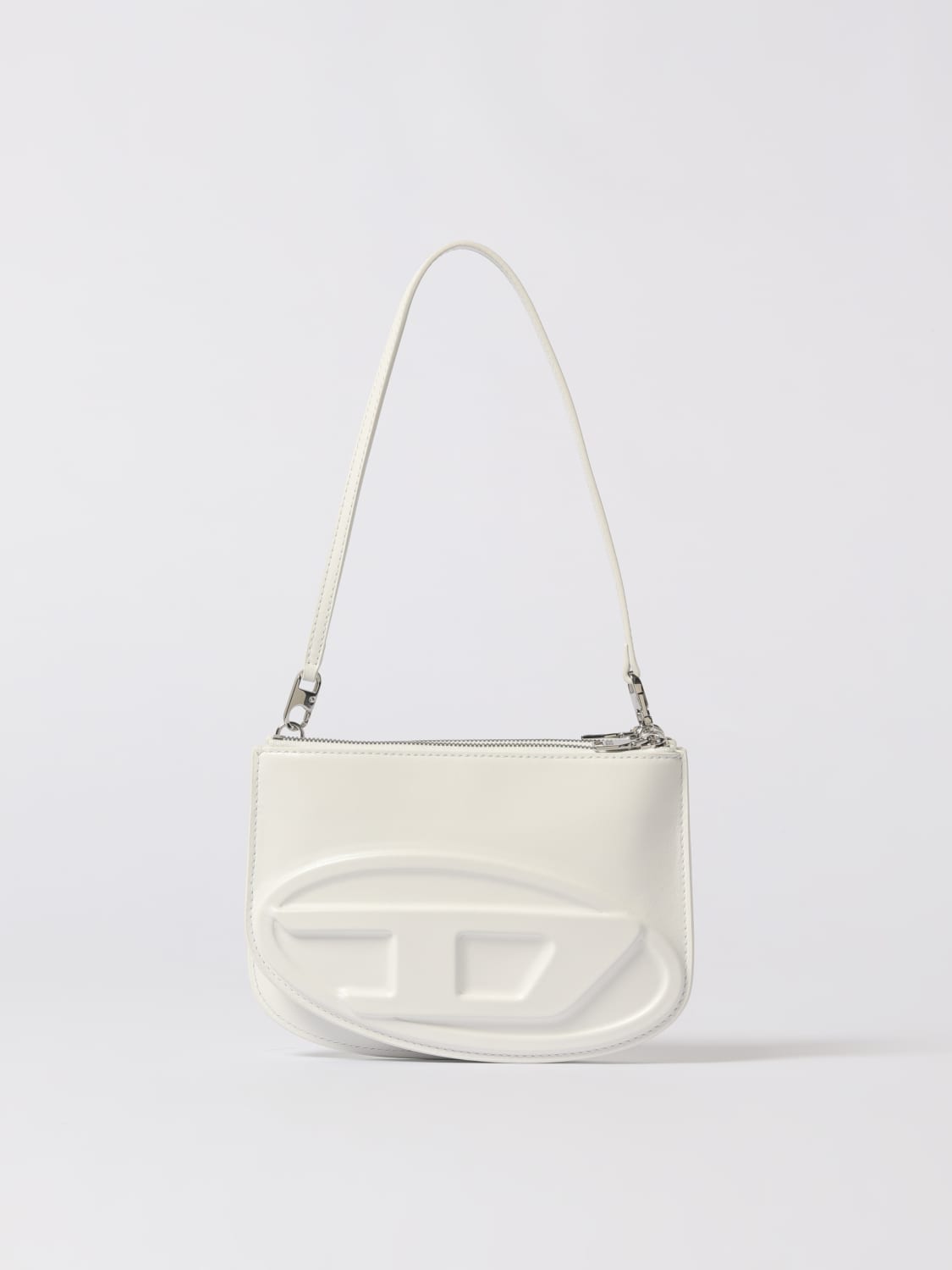 DIESEL MINI BOLSO: Bolso de hombro mujer Diesel, Blanco - Img 1