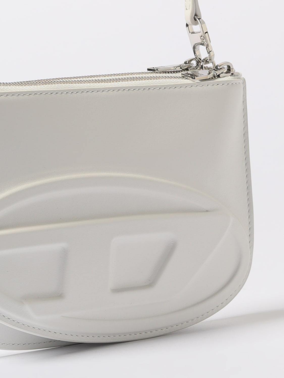 DIESEL MINI BOLSO: Bolso de hombro mujer Diesel, Blanco - Img 3