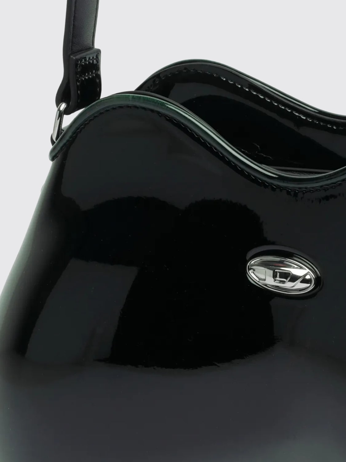 DIESEL SHOULDER BAG: Shoulder bag woman Diesel, Green - Img 3