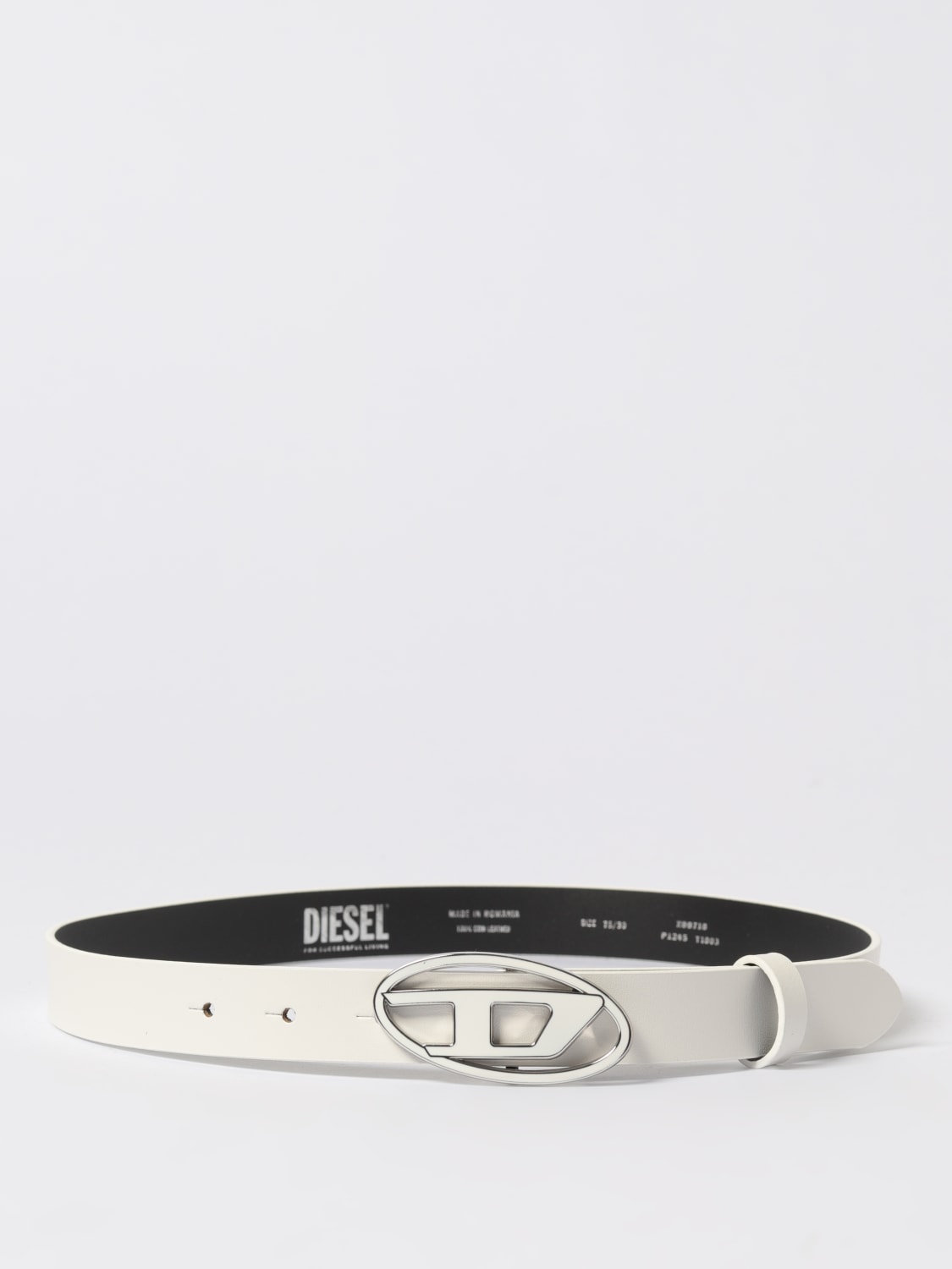 DIESEL BELT: Belt woman Diesel, White - Img 1