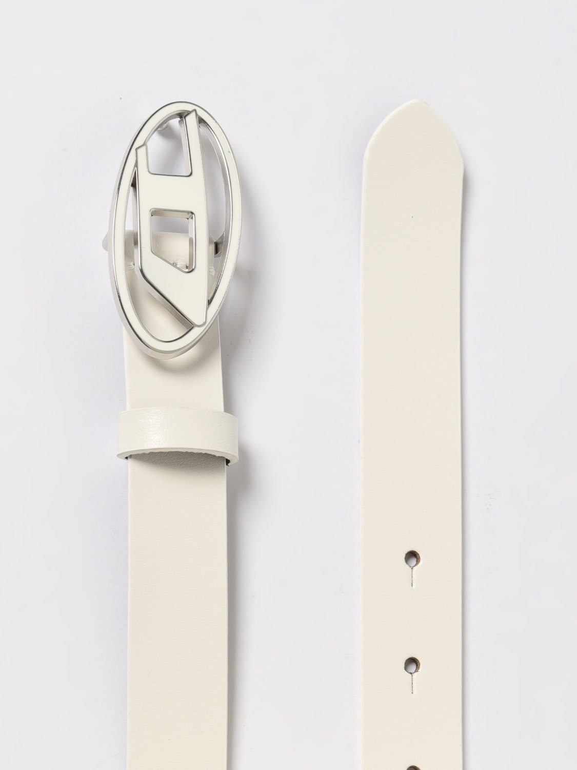 DIESEL BELT: Belt woman Diesel, White - Img 3