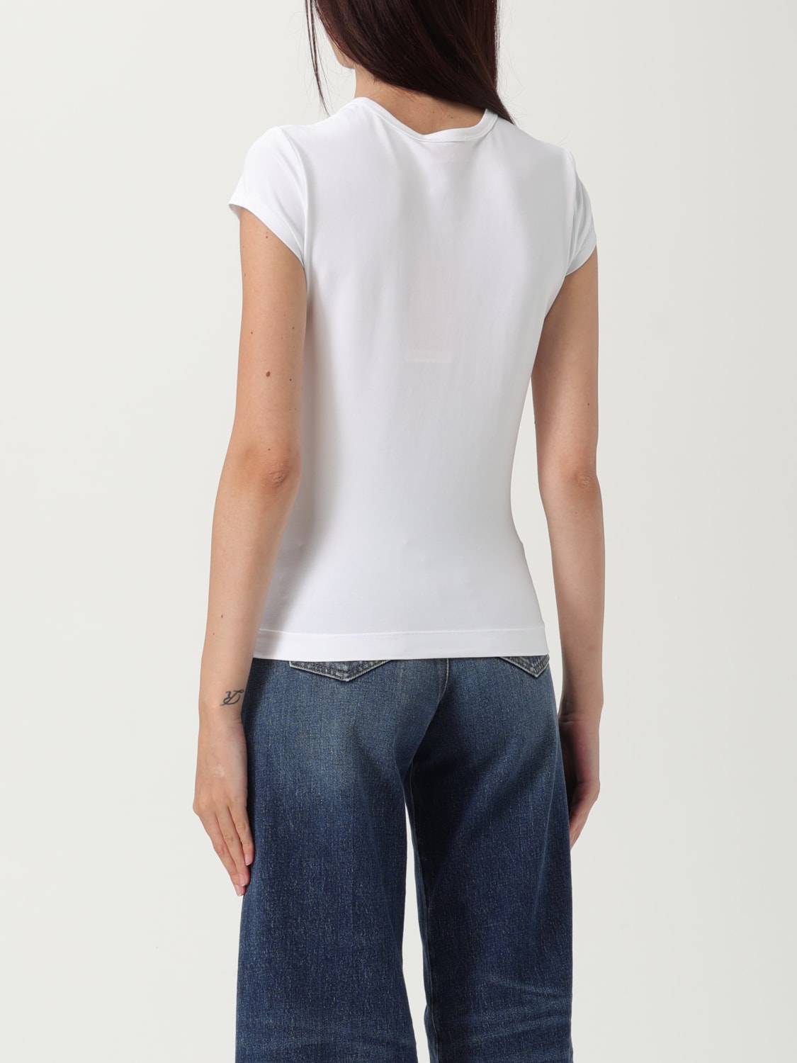 DIESEL CAMISETA: Camiseta mujer Diesel, Blanco - Img 3