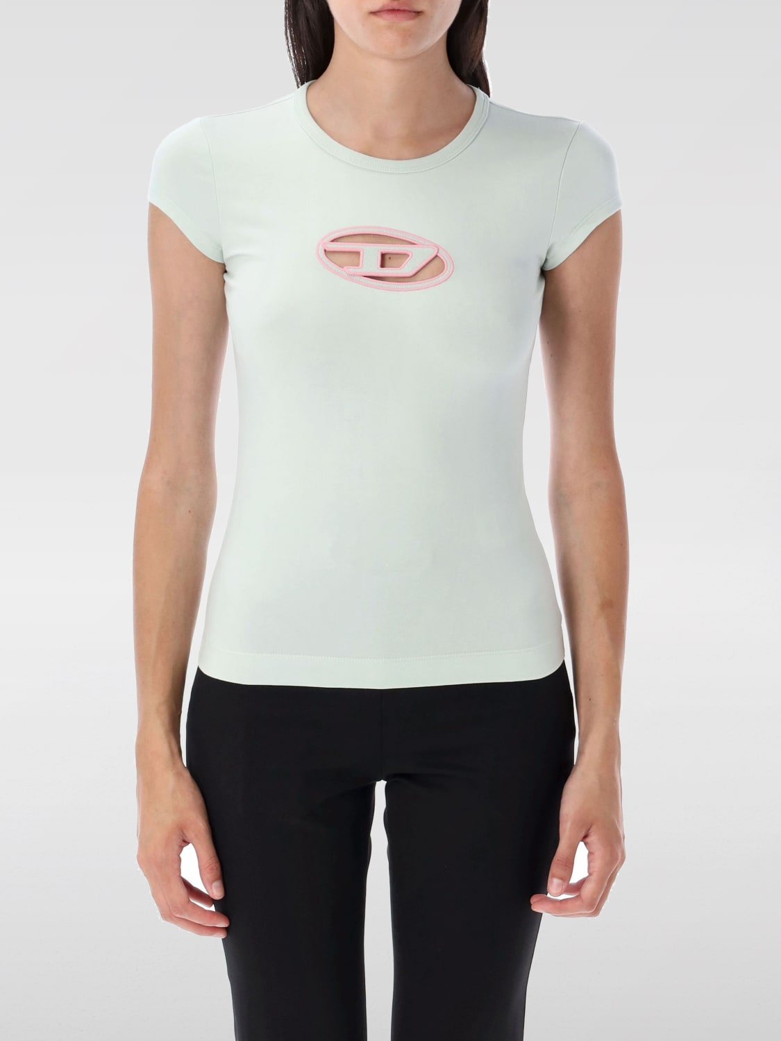 DIESEL T-SHIRT: T-shirt woman Diesel, White 1 - Img 1