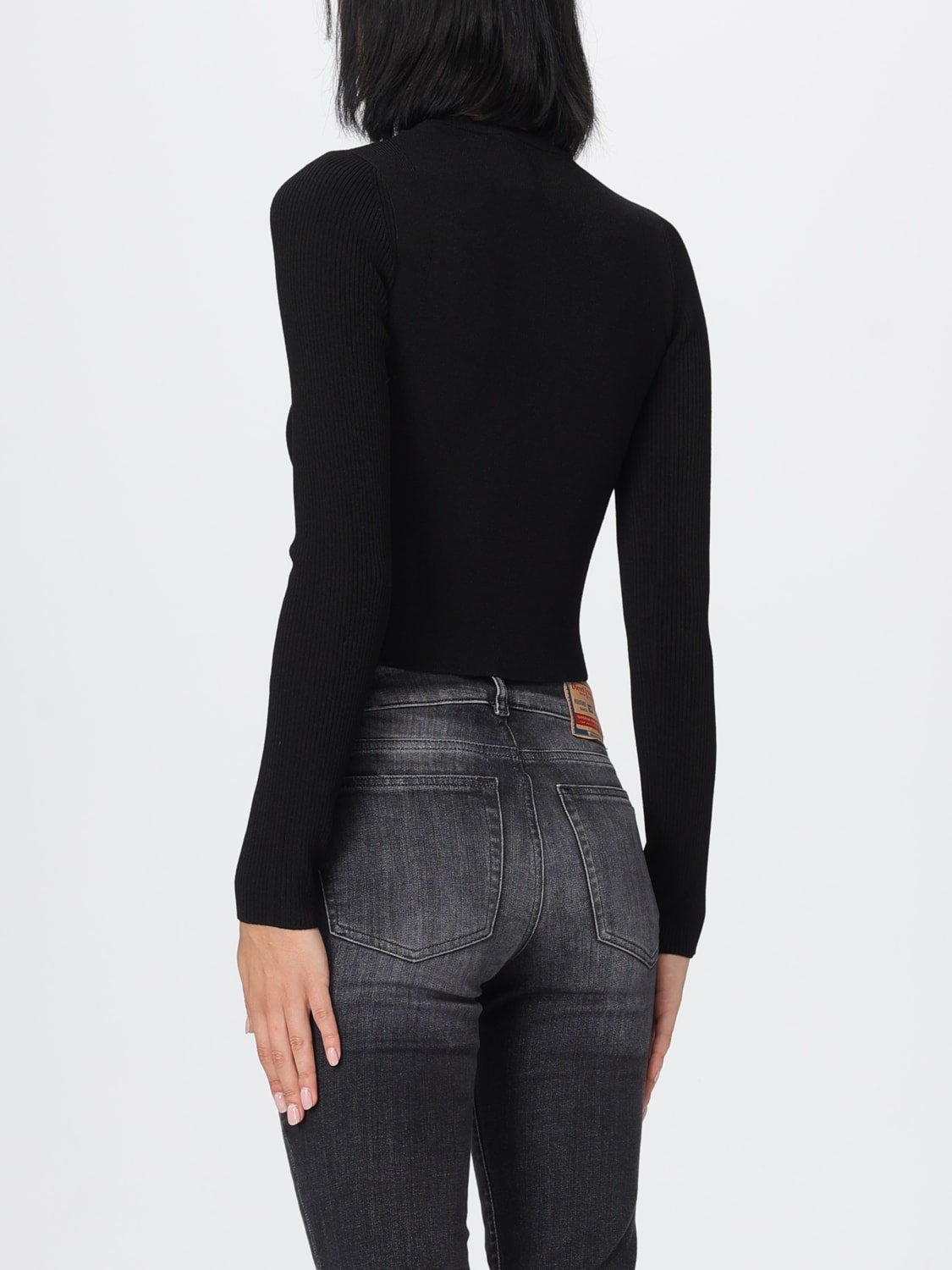 DIESEL PULL: Pull femme Diesel, Noir - Img 3