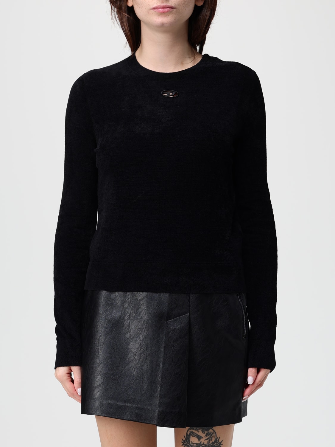 DIESEL JERSEY: Jersey mujer Diesel, Negro - Img 1