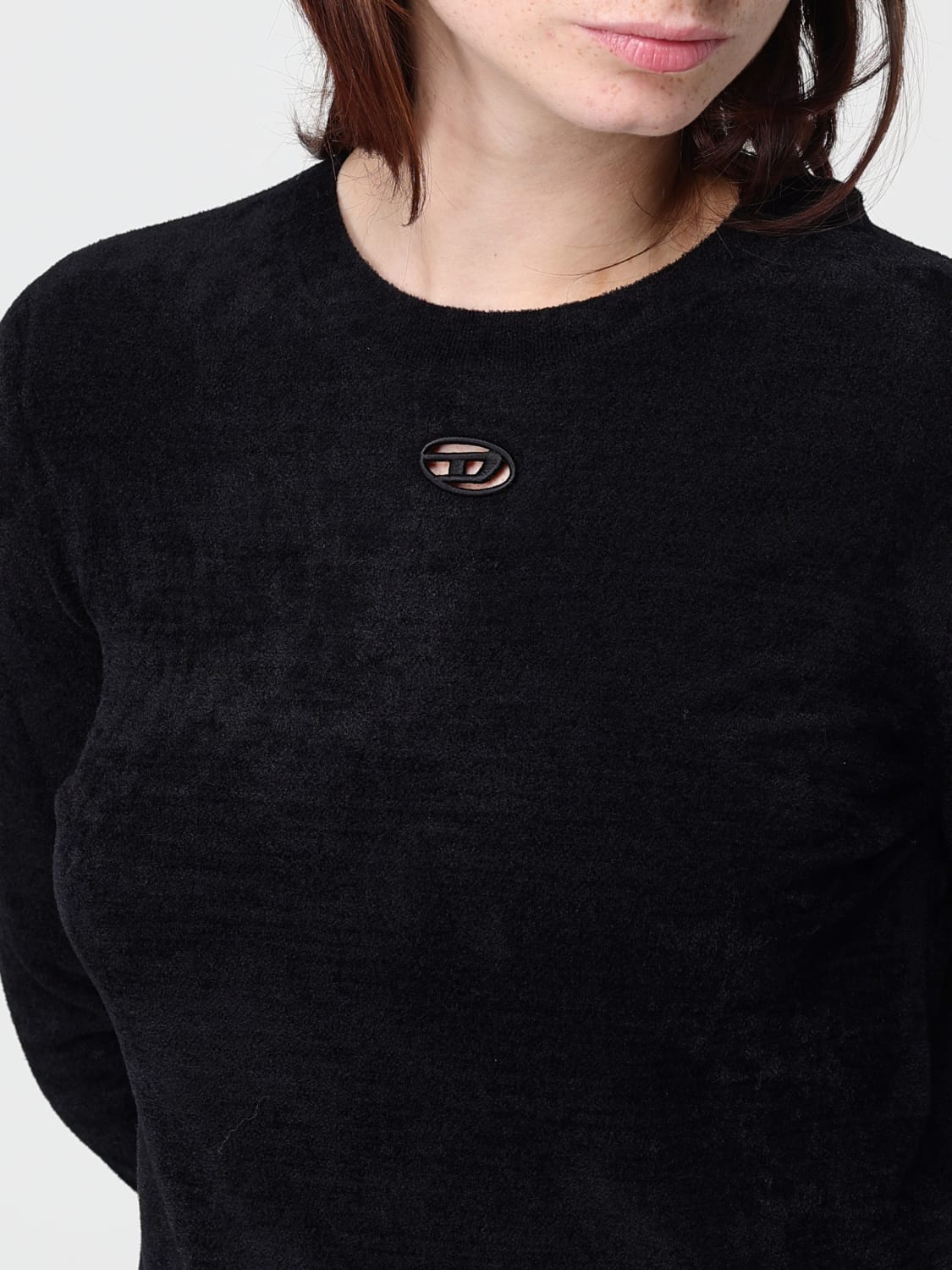 DIESEL JERSEY: Jersey mujer Diesel, Negro - Img 3
