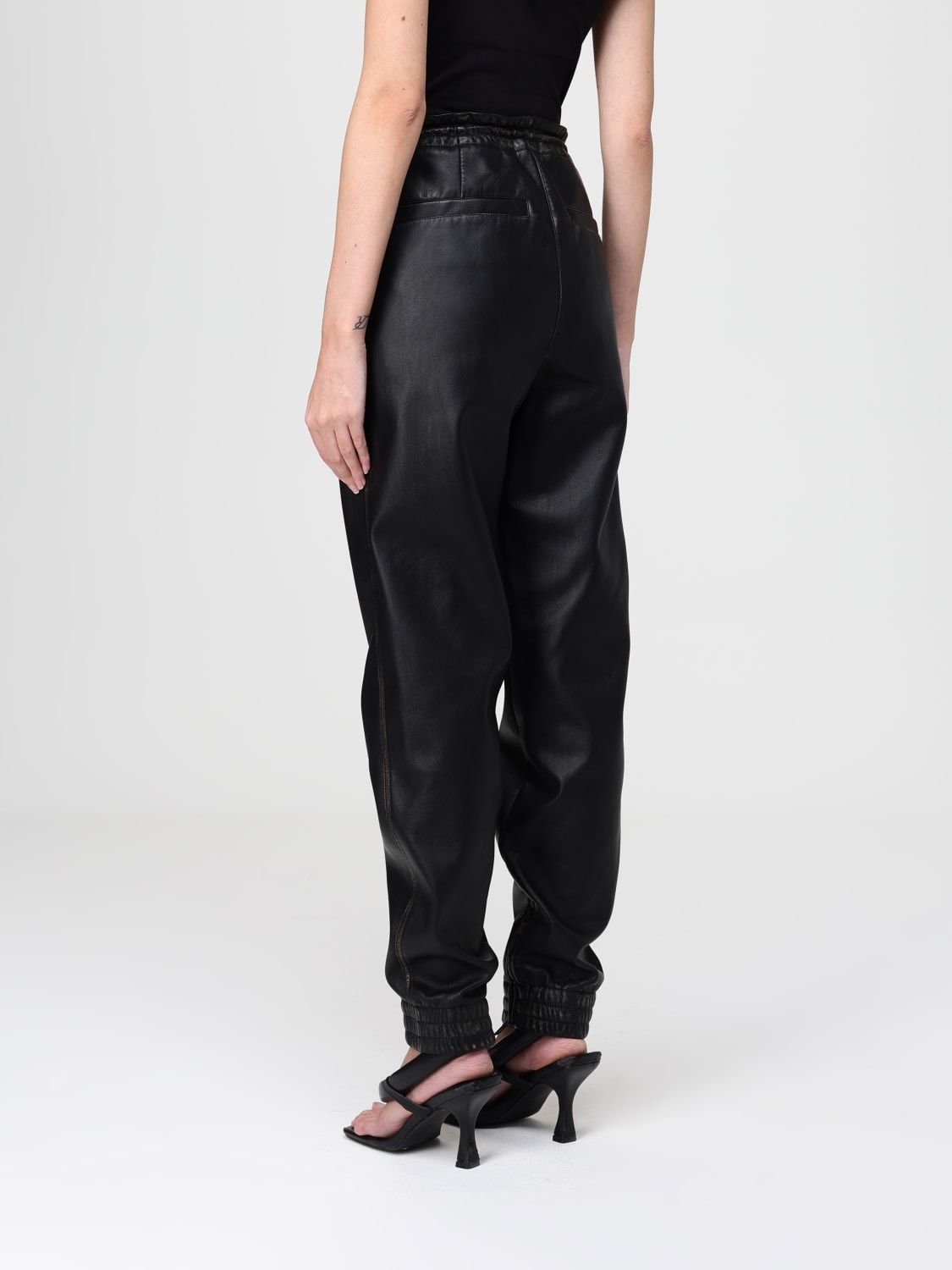 DIESEL PANTS: Pants woman Diesel, Black - Img 2