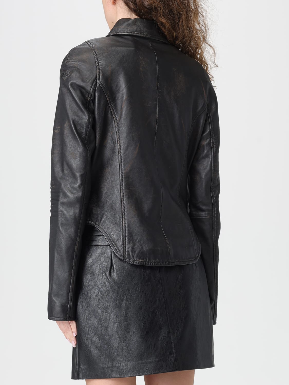 DIESEL JACKET: Jacket woman Diesel, Black - Img 2