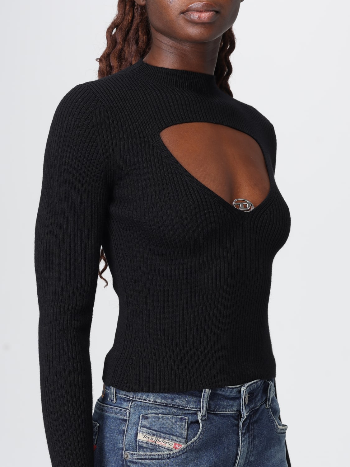 DIESEL TOP: Pullover damen Diesel, Schwarz - Img 4