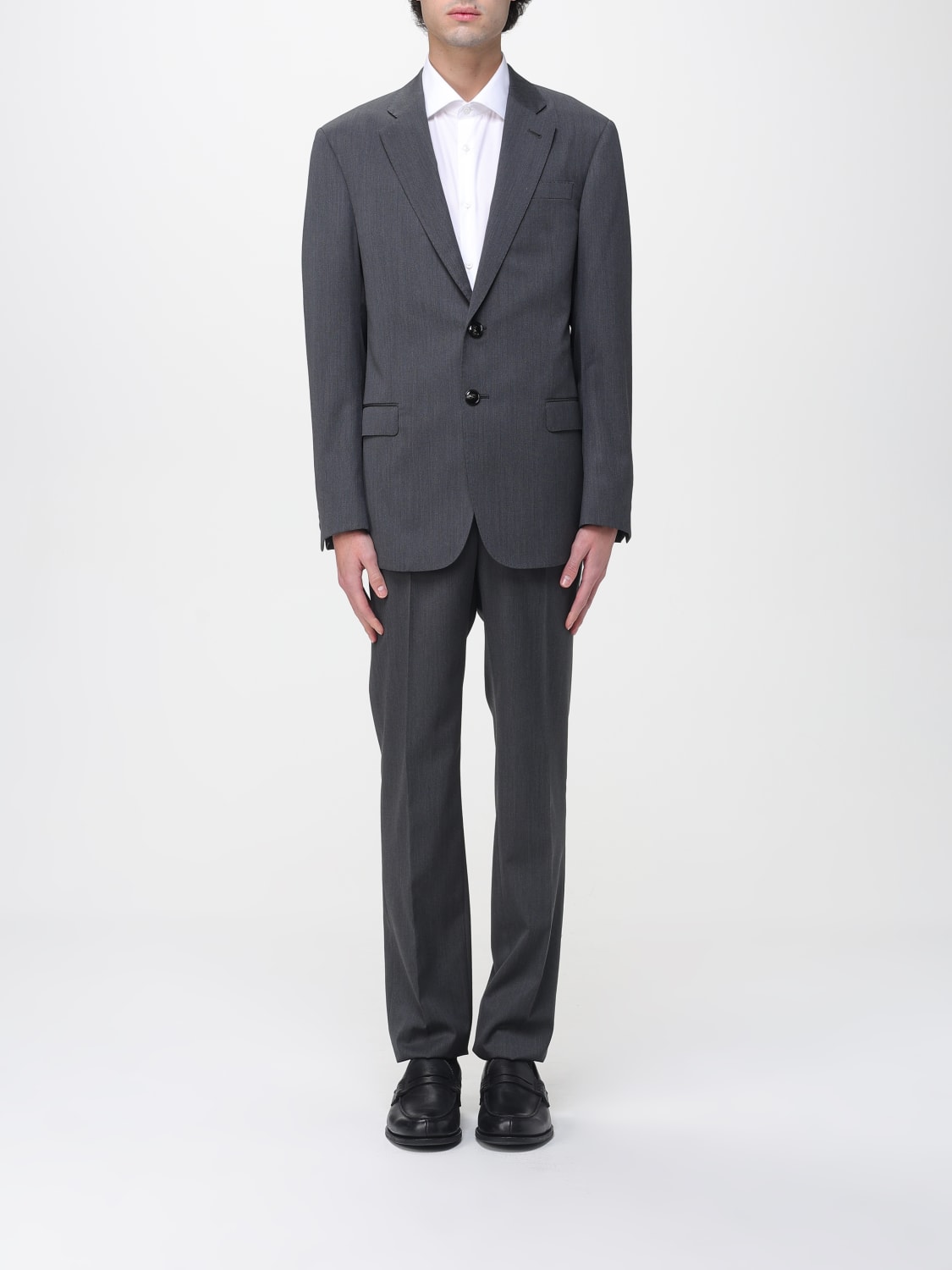 GIORGIO ARMANI SUIT: Suit men Giorgio Armani, Grey - Img 1