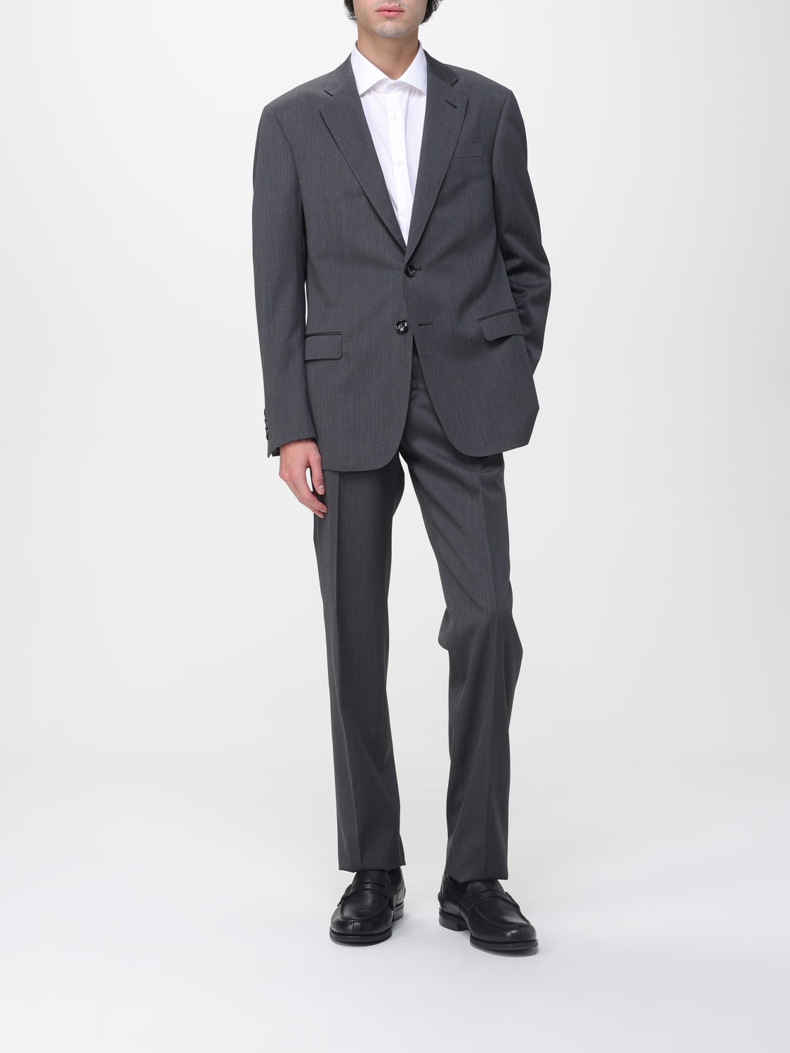 GIORGIO ARMANI SUIT: Suit men Giorgio Armani, Grey - Img 2