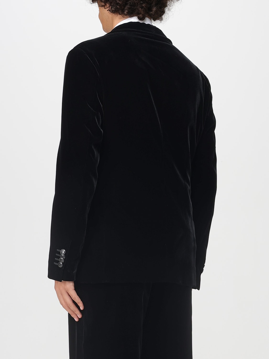 GIORGIO ARMANI JACKET: Blazer men Giorgio Armani, Black - Img 3
