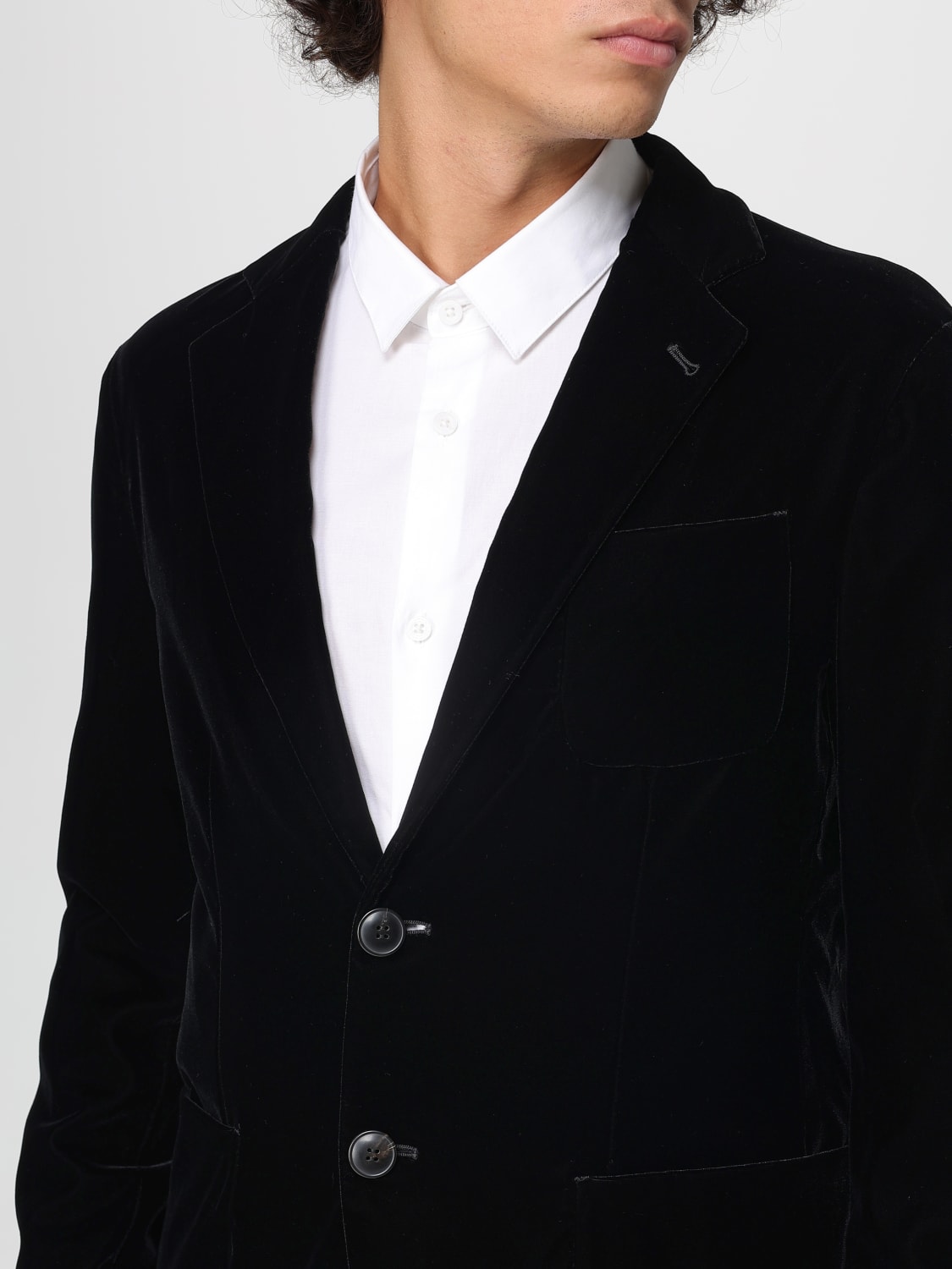 GIORGIO ARMANI JACKET: Blazer men Giorgio Armani, Black - Img 5