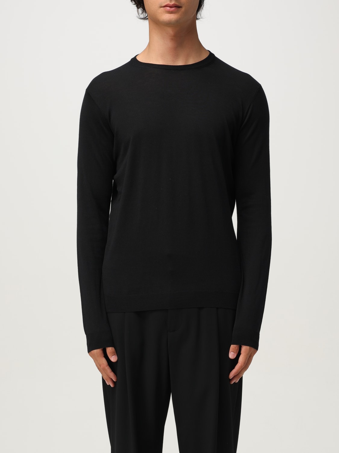 GIORGIO ARMANI SWEATER: Sweater men Giorgio Armani, Black - Img 1