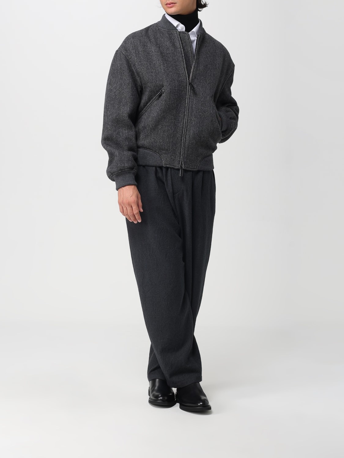 GIORGIO ARMANI JACKET: Jacket men Giorgio Armani, Grey - Img 2