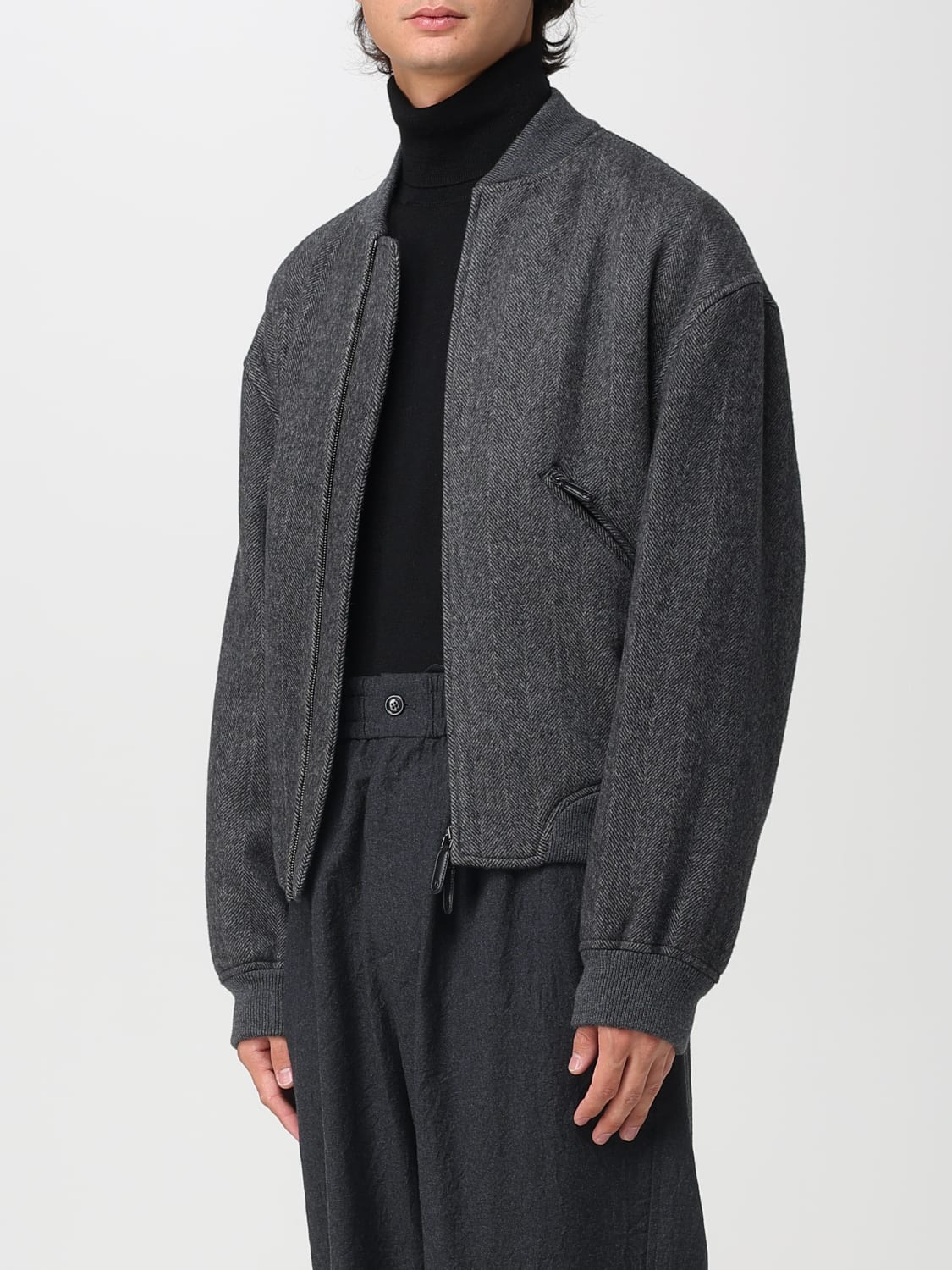 GIORGIO ARMANI JACKET: Jacket men Giorgio Armani, Grey - Img 4