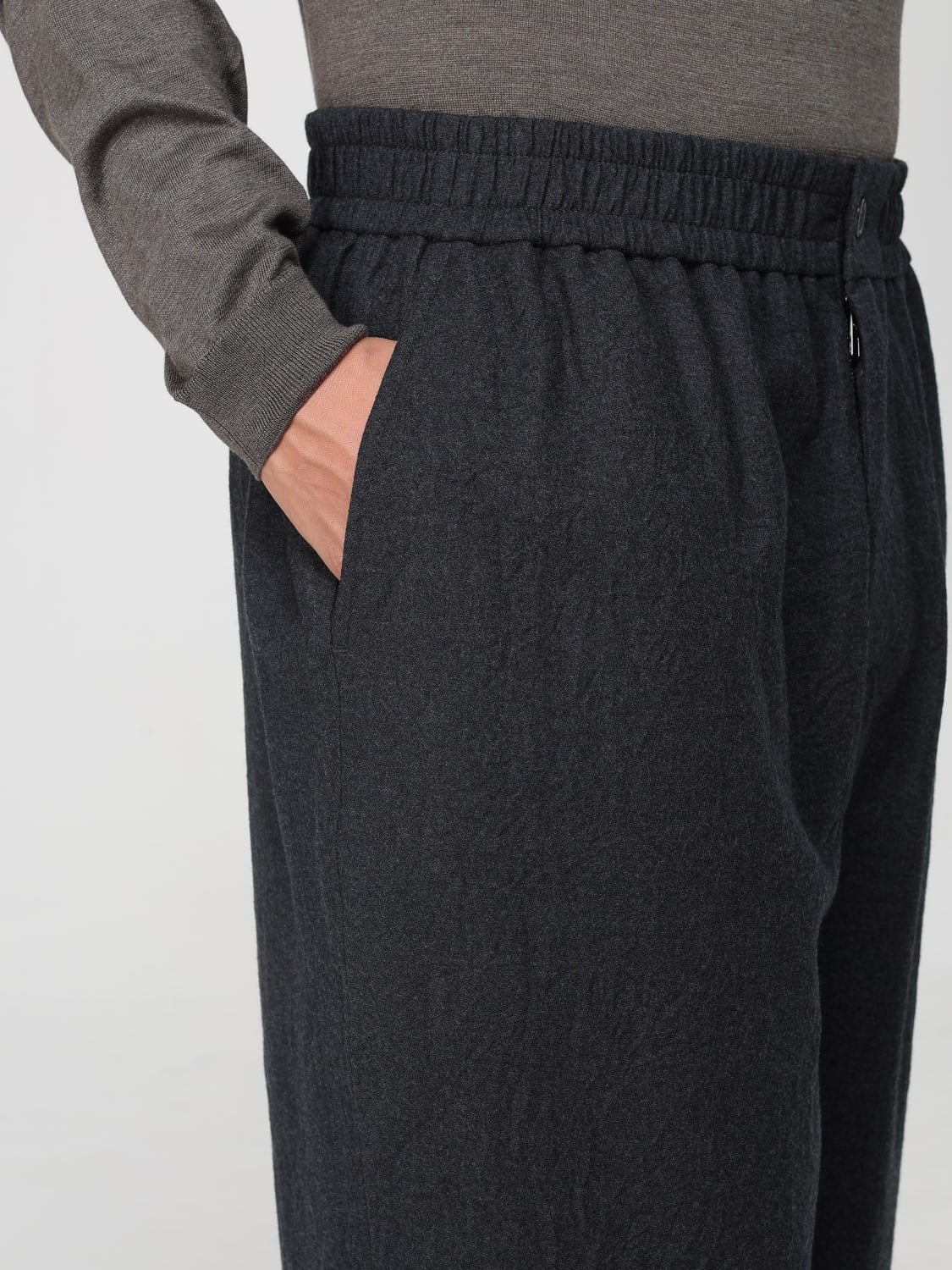 GIORGIO ARMANI PANTS: Pants men Giorgio Armani, Blue - Img 5