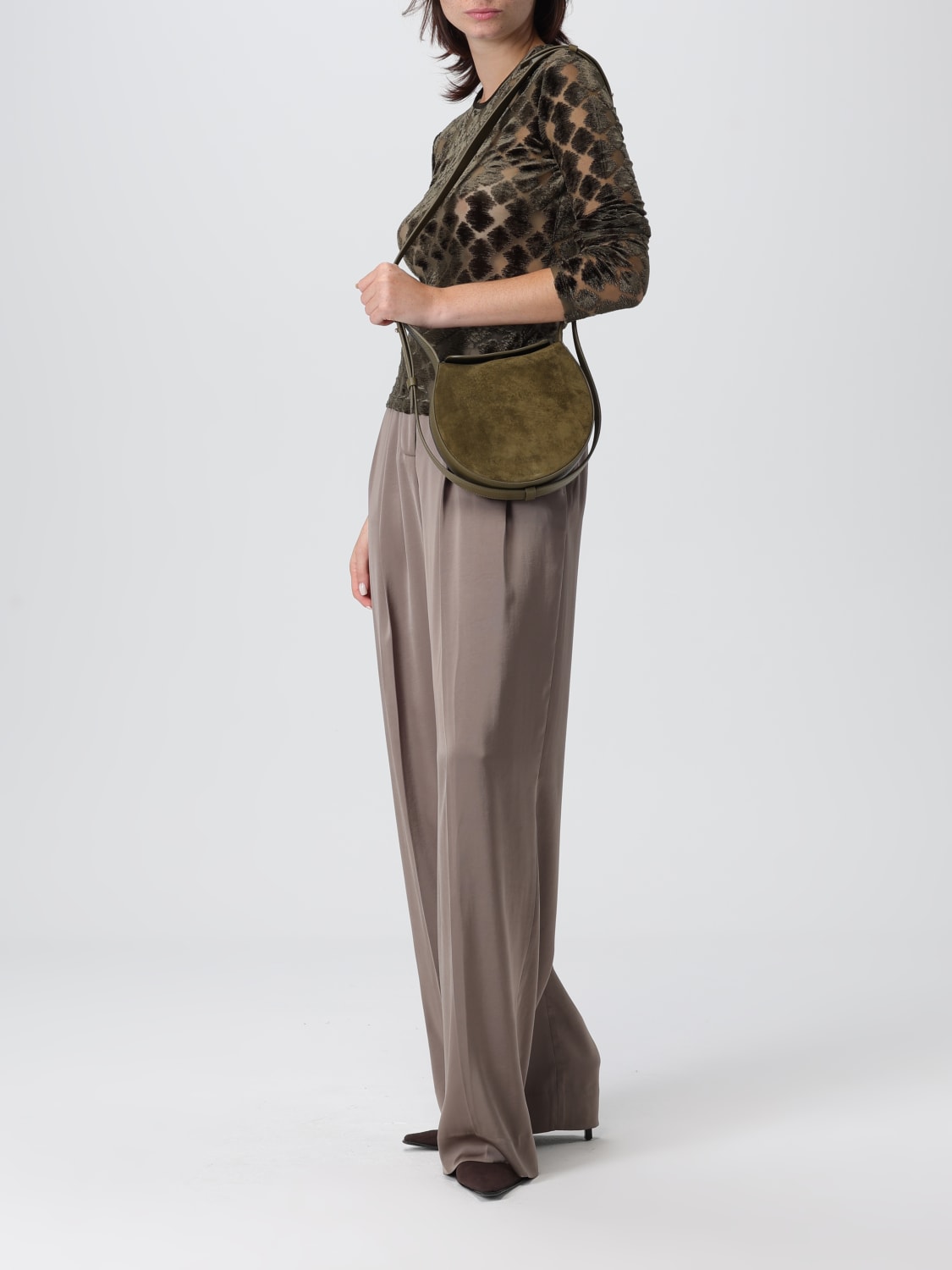 GIORGIO ARMANI TOP: Top woman Giorgio Armani, Green - Img 2