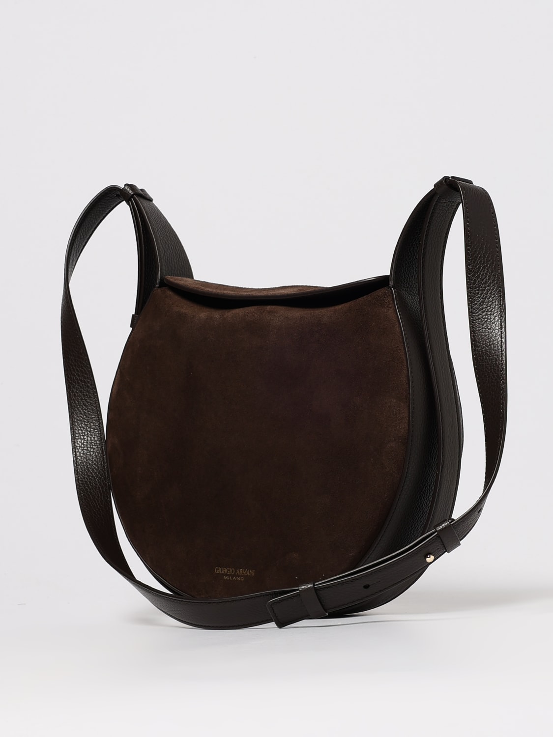 GIORGIO ARMANI SHOULDER BAG: Shoulder bag woman Giorgio Armani, Brown - Img 4