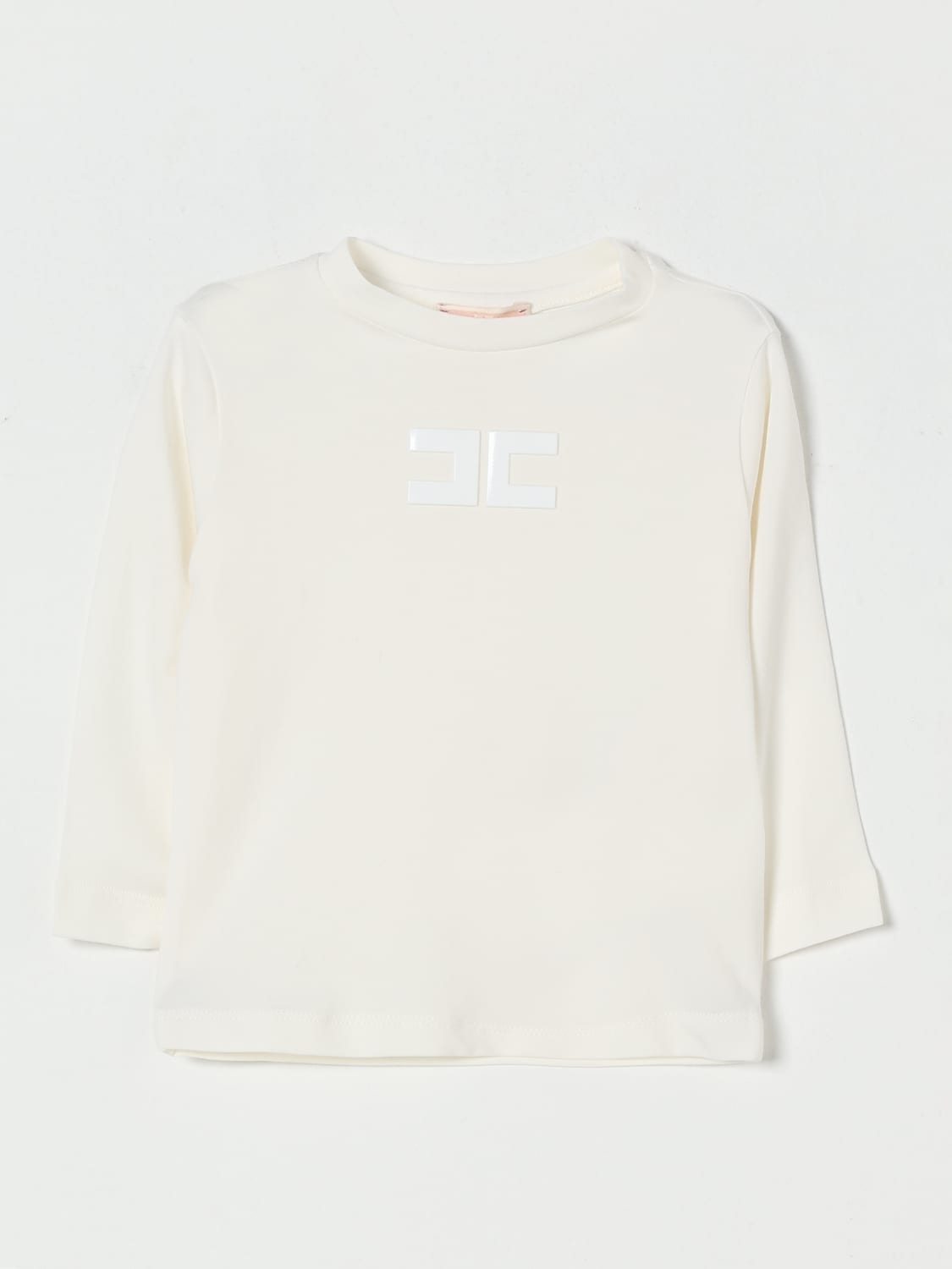 ELISABETTA FRANCHI LA MIA BAMBINA T恤: T恤 儿童 Elisabetta Franchi La Mia Bambina, 象牙色 - Img 1