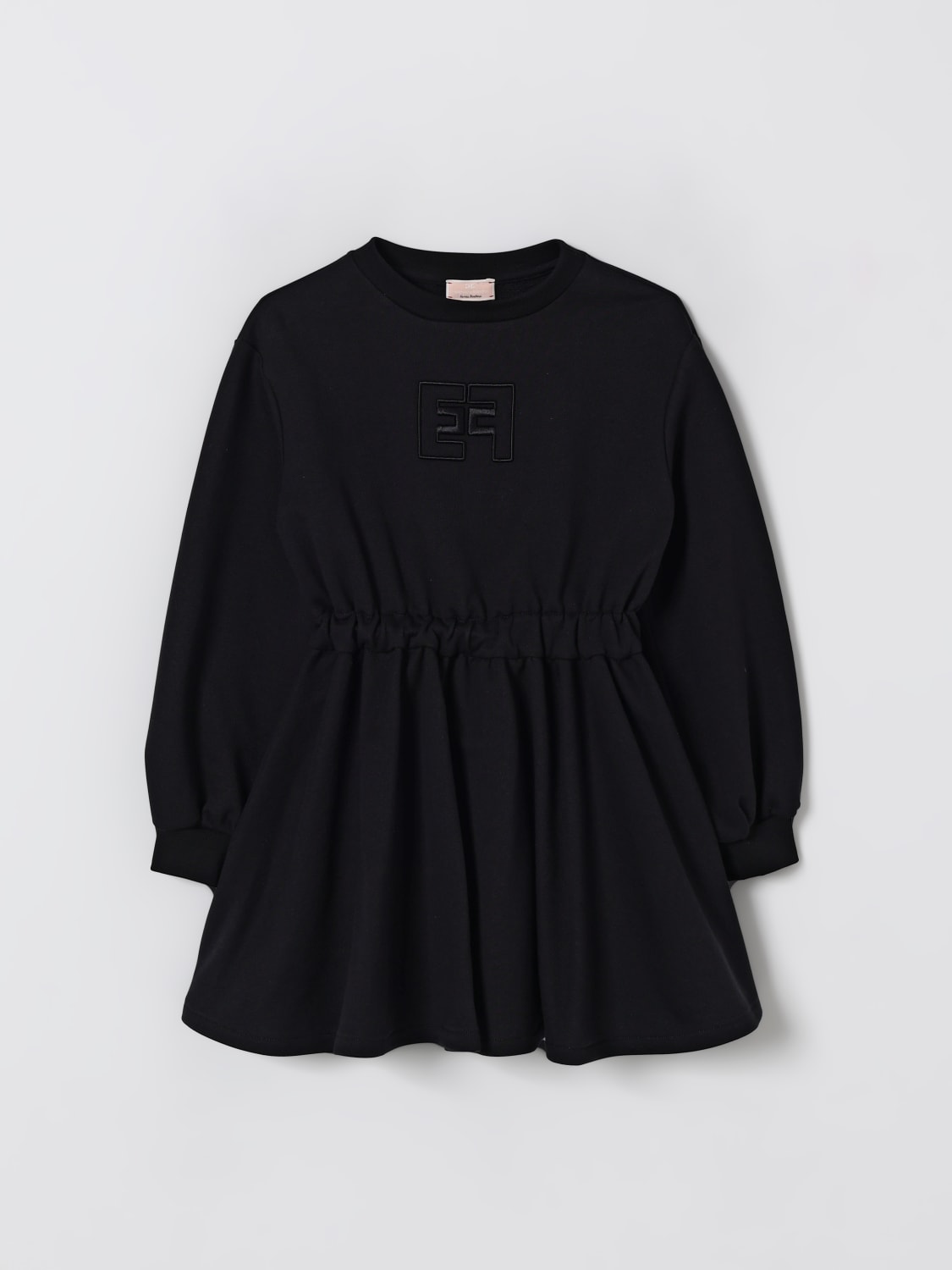 ELISABETTA FRANCHI LA MIA BAMBINA KLEID: Kleid kinder Elisabetta Franchi La Mia Bambina, Schwarz - Img 1