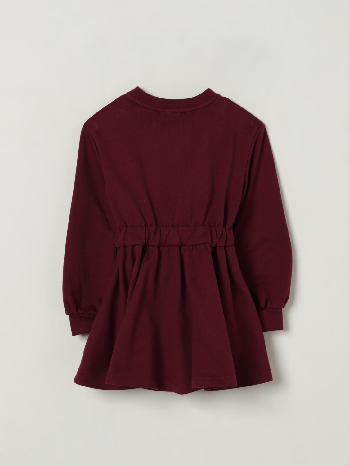 ELISABETTA FRANCHI LA MIA BAMBINA DRESS: Dress kids Elisabetta Franchi La Mia Bambina, Burgundy - Img 2