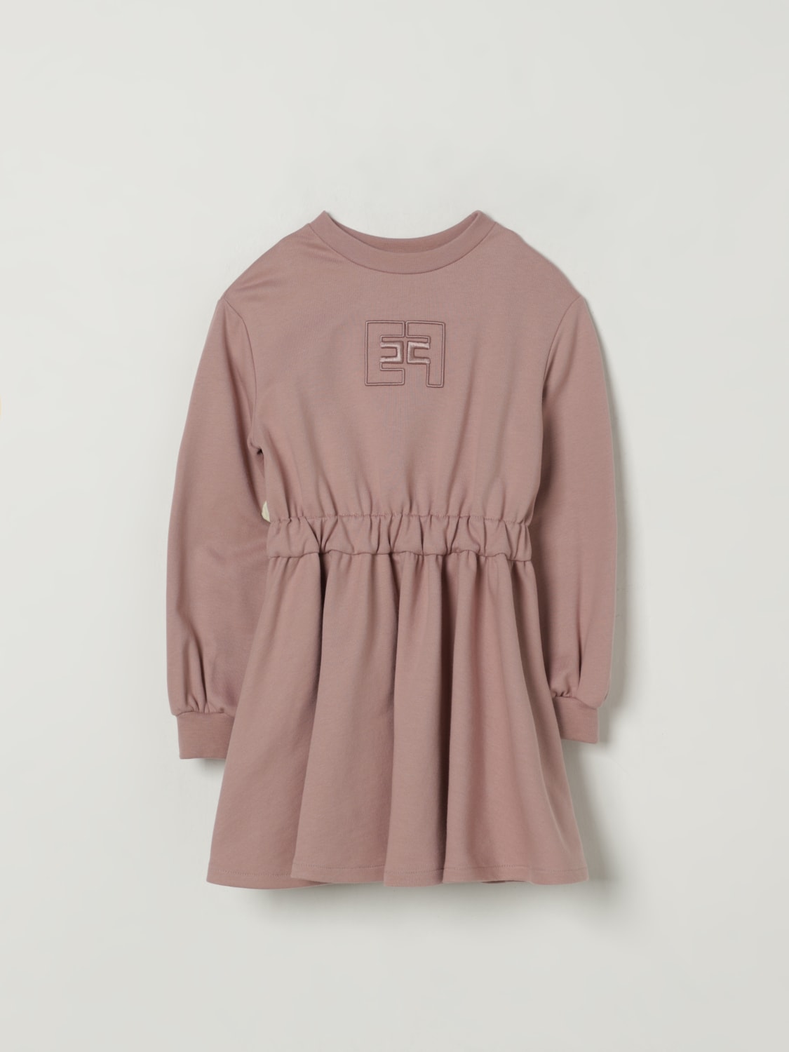 ELISABETTA FRANCHI LA MIA BAMBINA 连衣裙: 连衣裙 儿童 Elisabetta Franchi La Mia Bambina, 粉末色 - Img 1