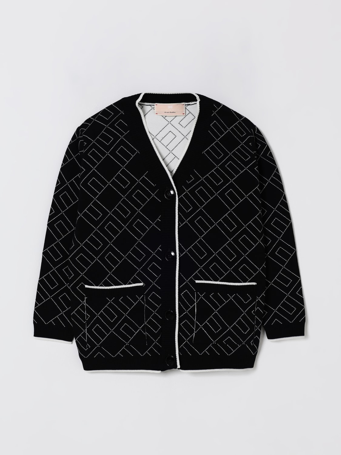 ELISABETTA FRANCHI LA MIA BAMBINA JERSEY: Jersey niños Elisabetta Franchi La Mia Bambina, Negro - Img 1