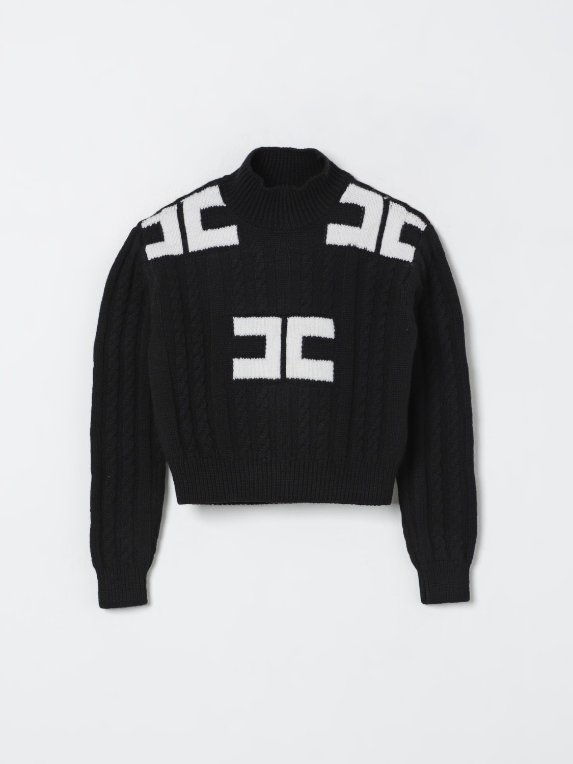 ELISABETTA FRANCHI LA MIA BAMBINA SWEATER: Sweater kids Elisabetta Franchi La Mia Bambina, Black - Img 1