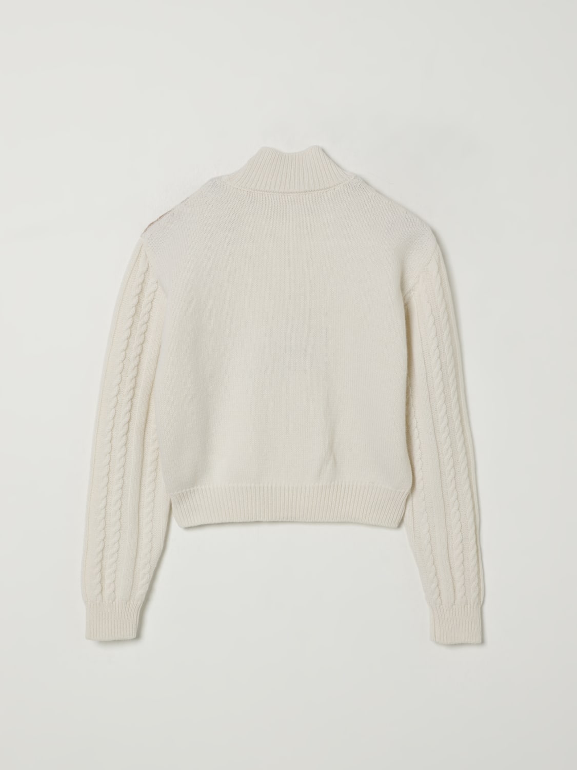 ELISABETTA FRANCHI LA MIA BAMBINA SWEATER: Sweater kids Elisabetta Franchi La Mia Bambina, Ivory - Img 2
