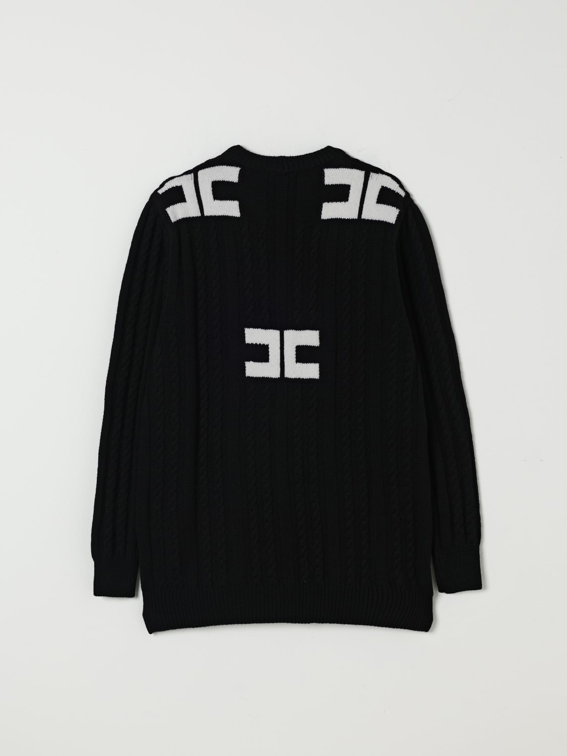 ELISABETTA FRANCHI LA MIA BAMBINA SWEATER: Sweater kids Elisabetta Franchi La Mia Bambina, Black - Img 2