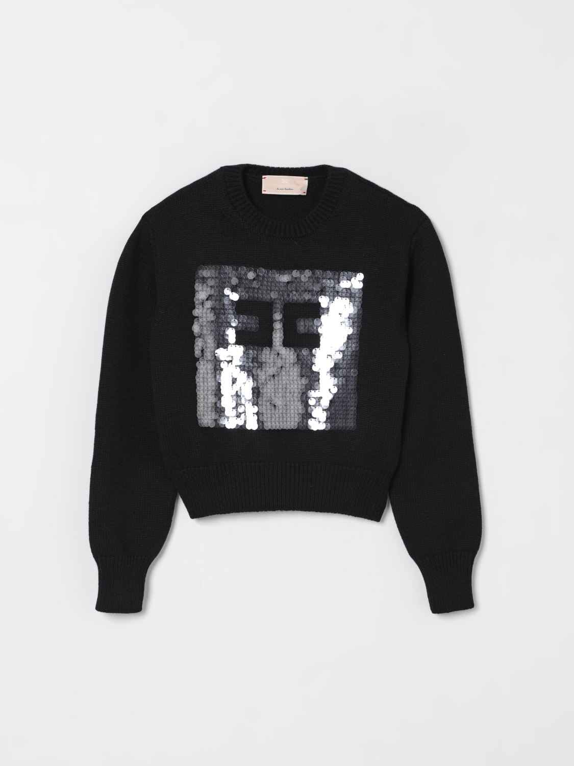 ELISABETTA FRANCHI LA MIA BAMBINA PULLOVER: Pullover kinder Elisabetta Franchi La Mia Bambina, Schwarz - Img 1