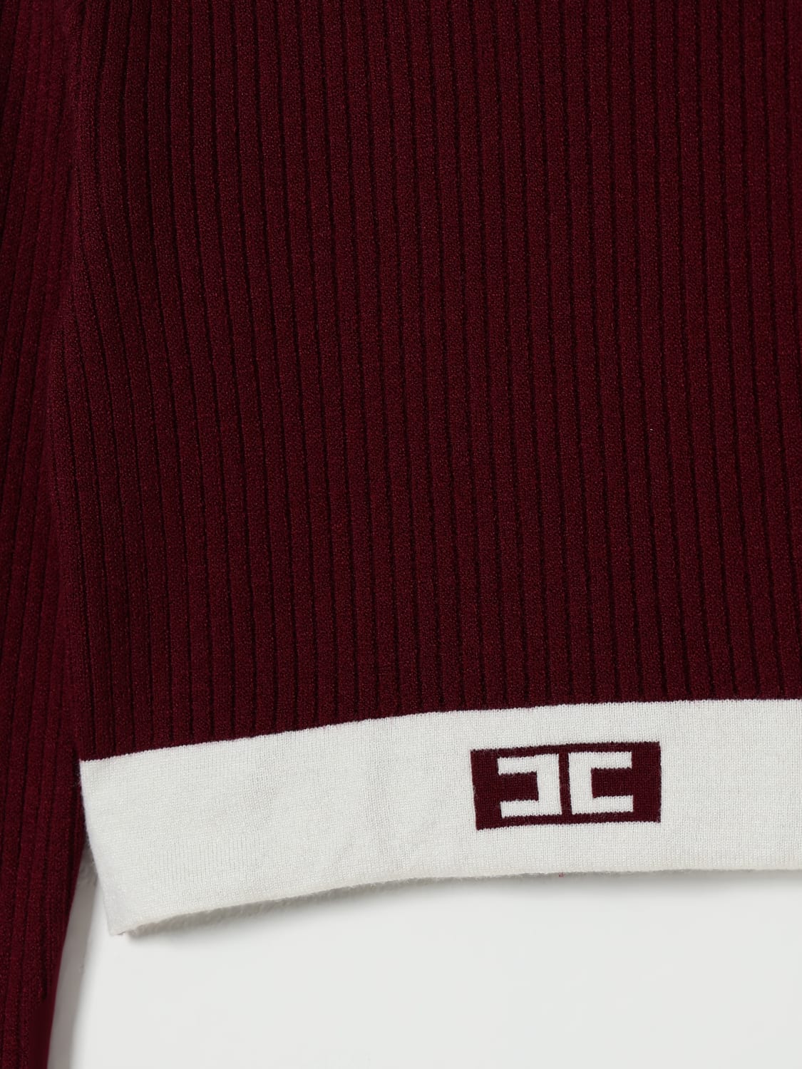 ELISABETTA FRANCHI LA MIA BAMBINA SWEATER: Sweater kids Elisabetta Franchi La Mia Bambina, Burgundy - Img 3