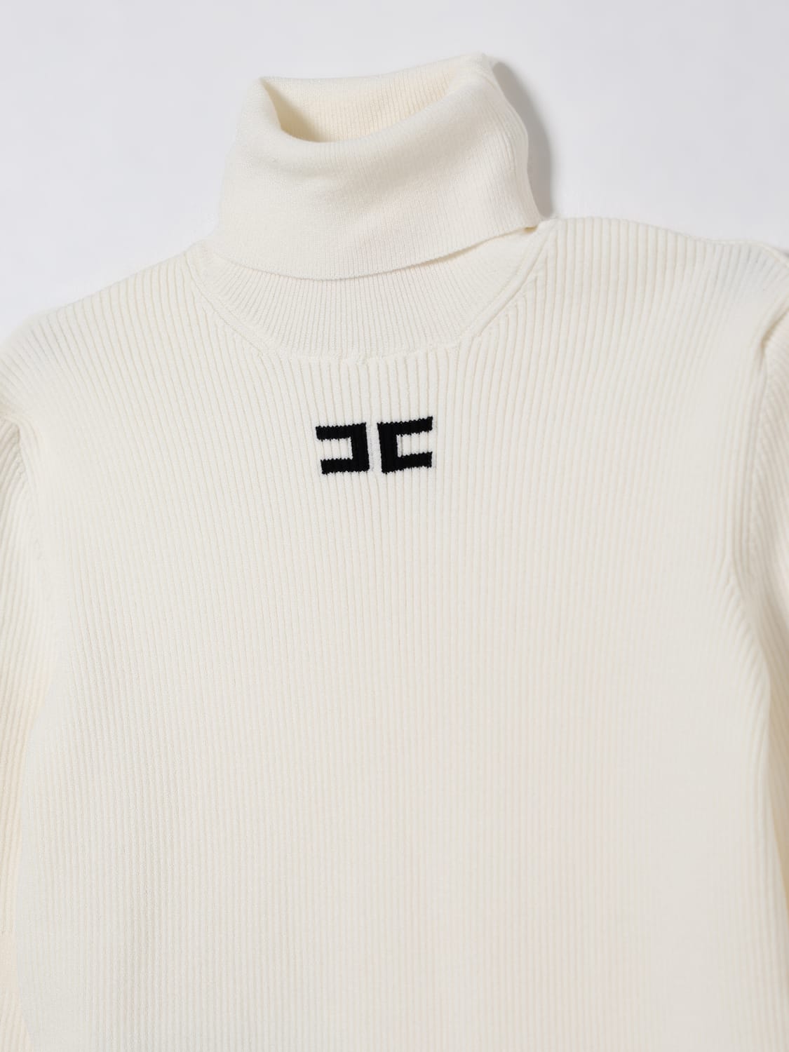 ELISABETTA FRANCHI LA MIA BAMBINA SWEATER: Sweater kids Elisabetta Franchi La Mia Bambina, Ivory - Img 3
