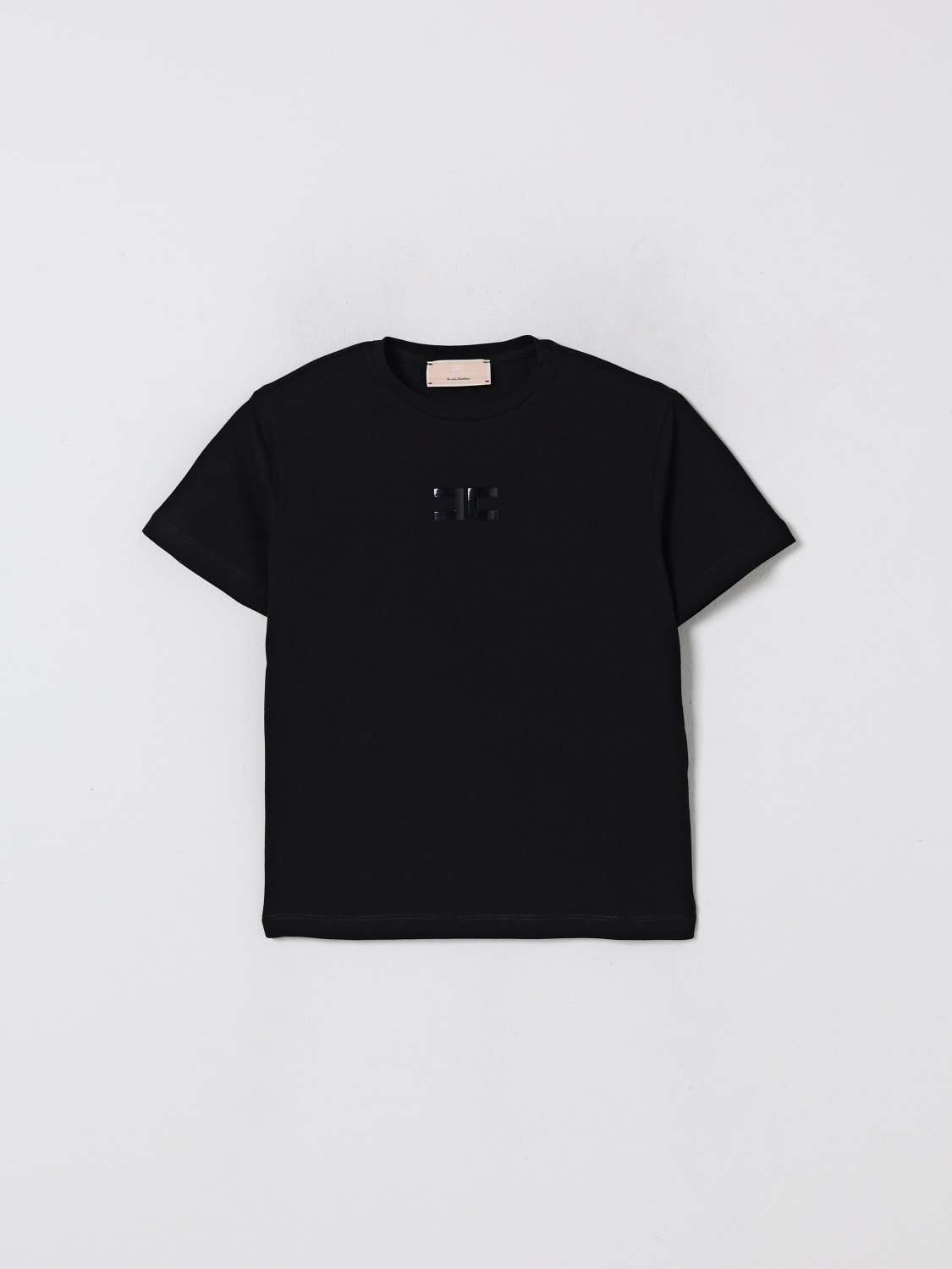 ELISABETTA FRANCHI LA MIA BAMBINA T-SHIRT: T-shirt kids Elisabetta Franchi La Mia Bambina, Black - Img 1